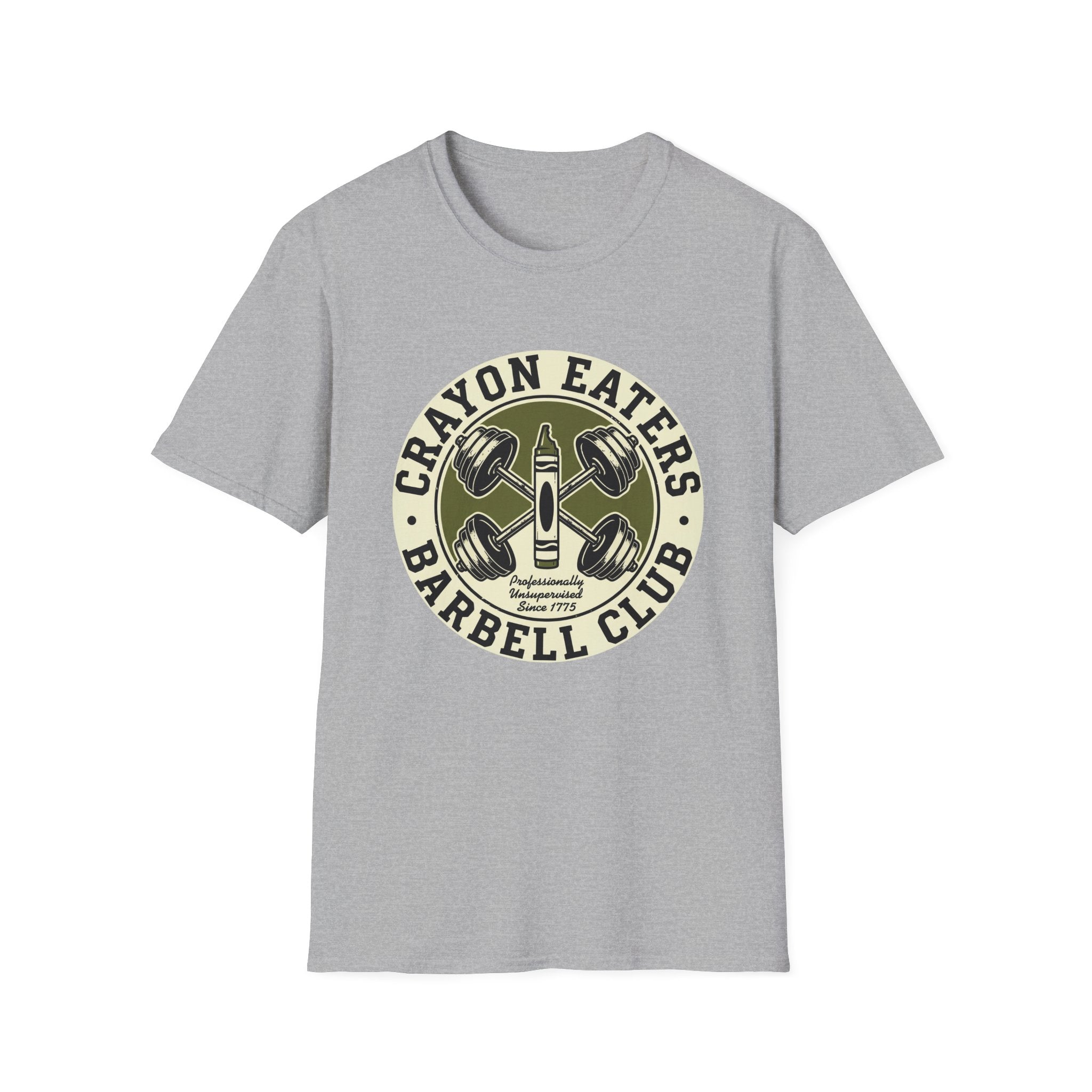 Crayon Eaters Barbell Club - Premium T-Shirt