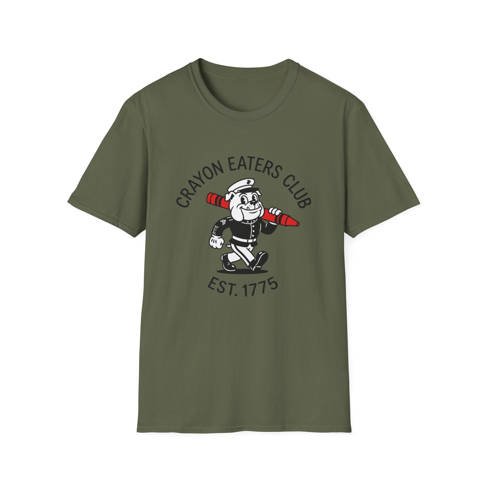 Cartoon Crayon Eater - Premium T-Shirt