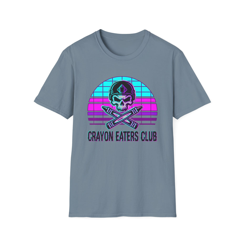 Retro Sun Cross Crayons - Premium T-Shirt