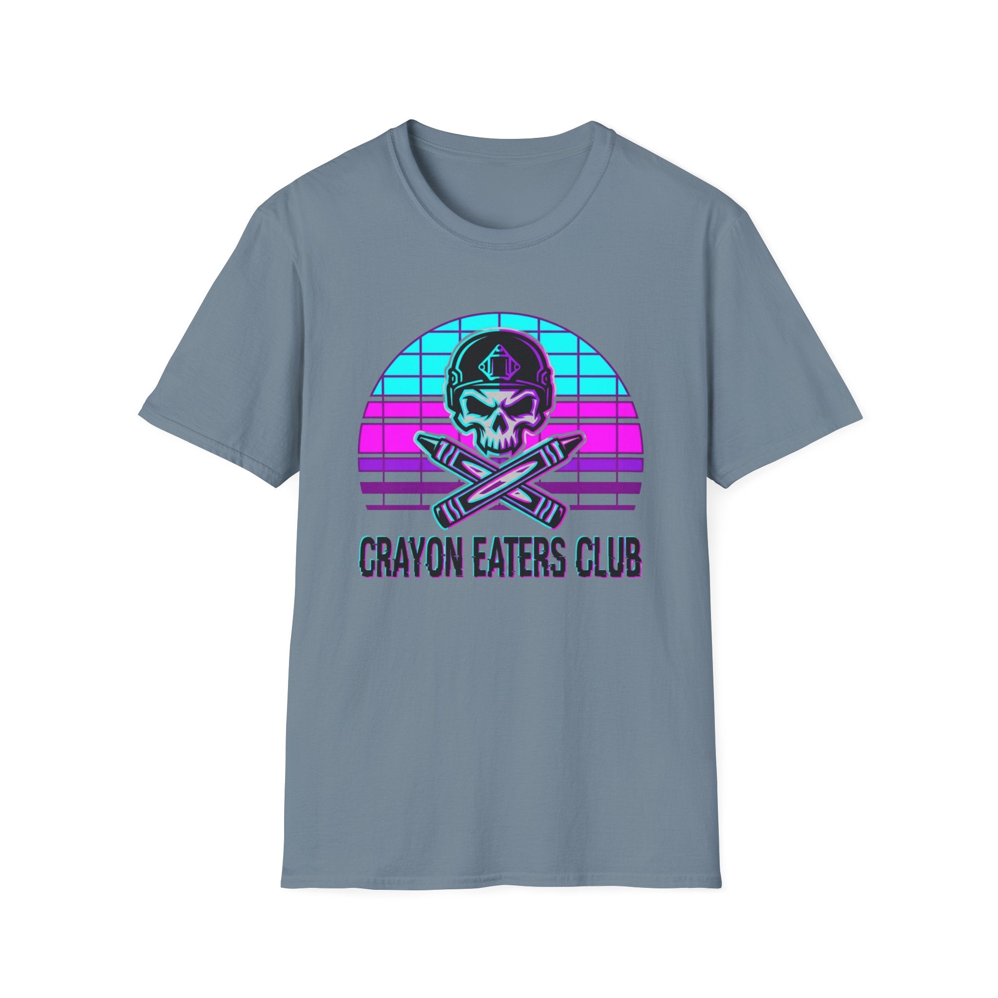 Retro Sun Cross Crayons - Premium T-Shirt