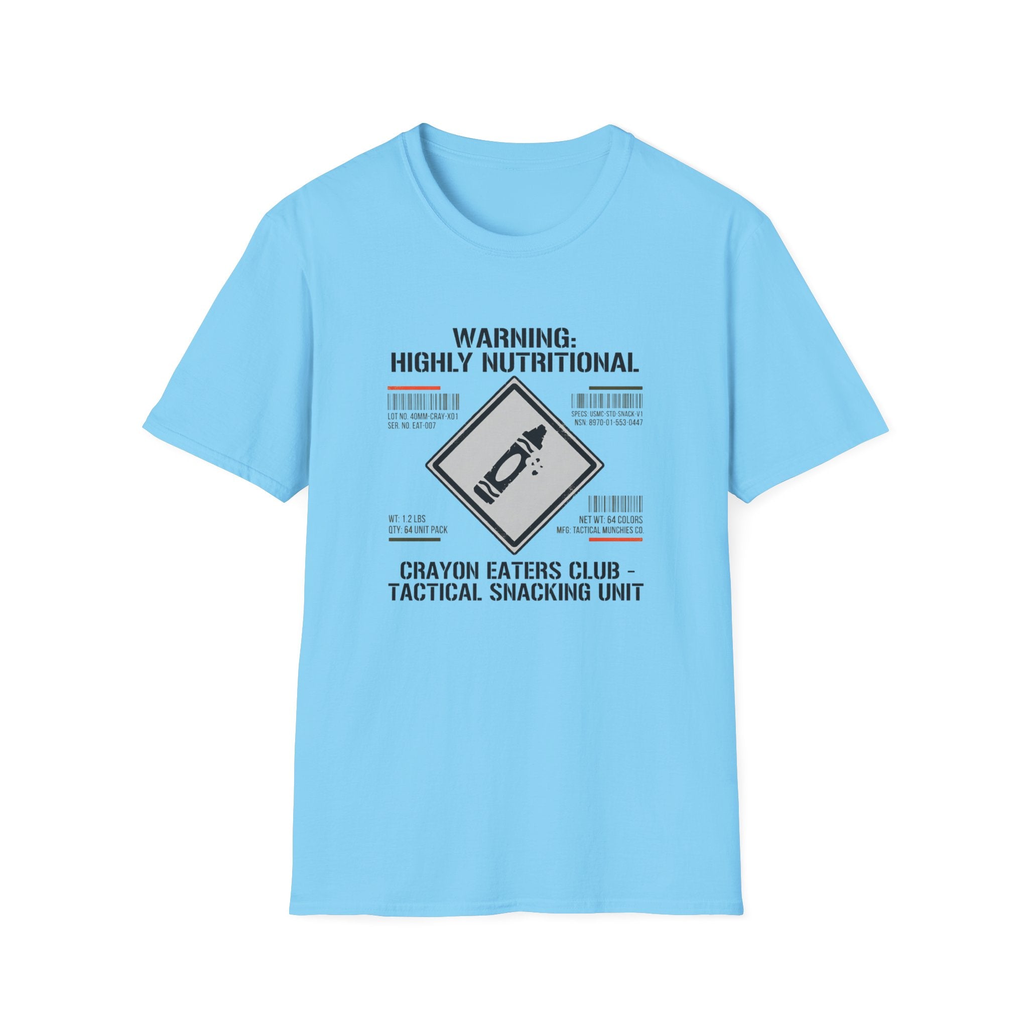 Crayon Nutrition Label - Premium T-Shirt