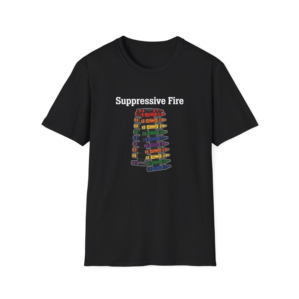 Belt Fed Crayons - Premium T-Shirt