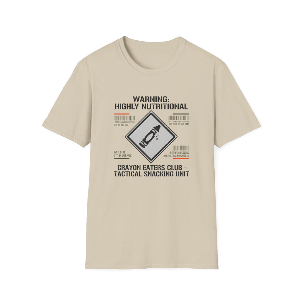 Crayon Nutrition Label - Premium T-Shirt