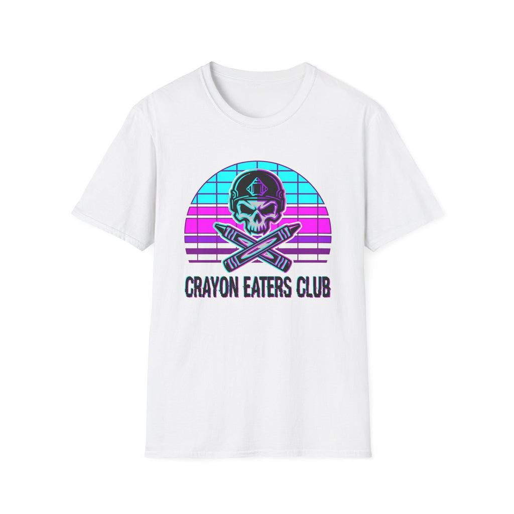 Retro Sun Cross Crayons - Premium T-Shirt