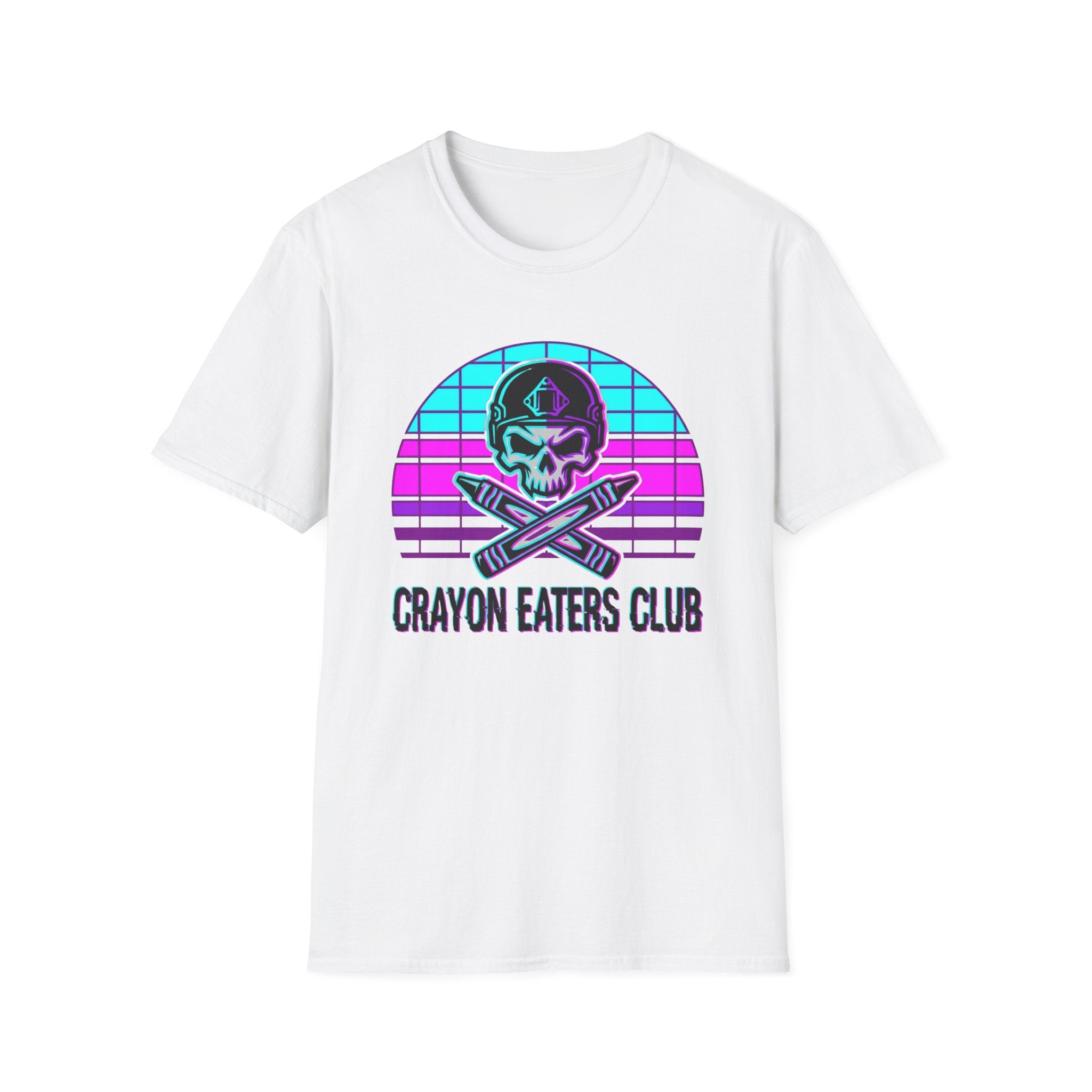Retro Sun Cross Crayons - Premium T-Shirt