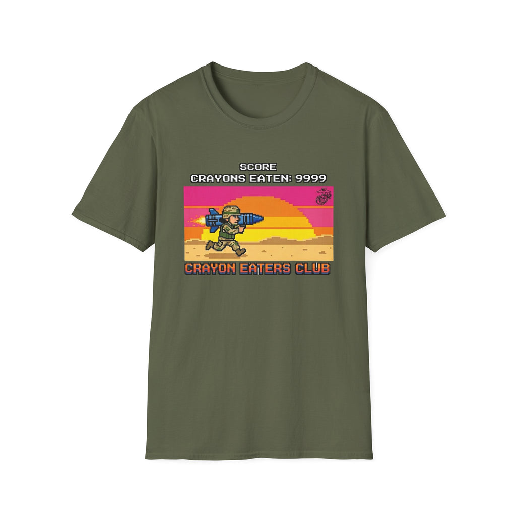 Level 9999 Crayon Eaters Club - Premium T-Shirt