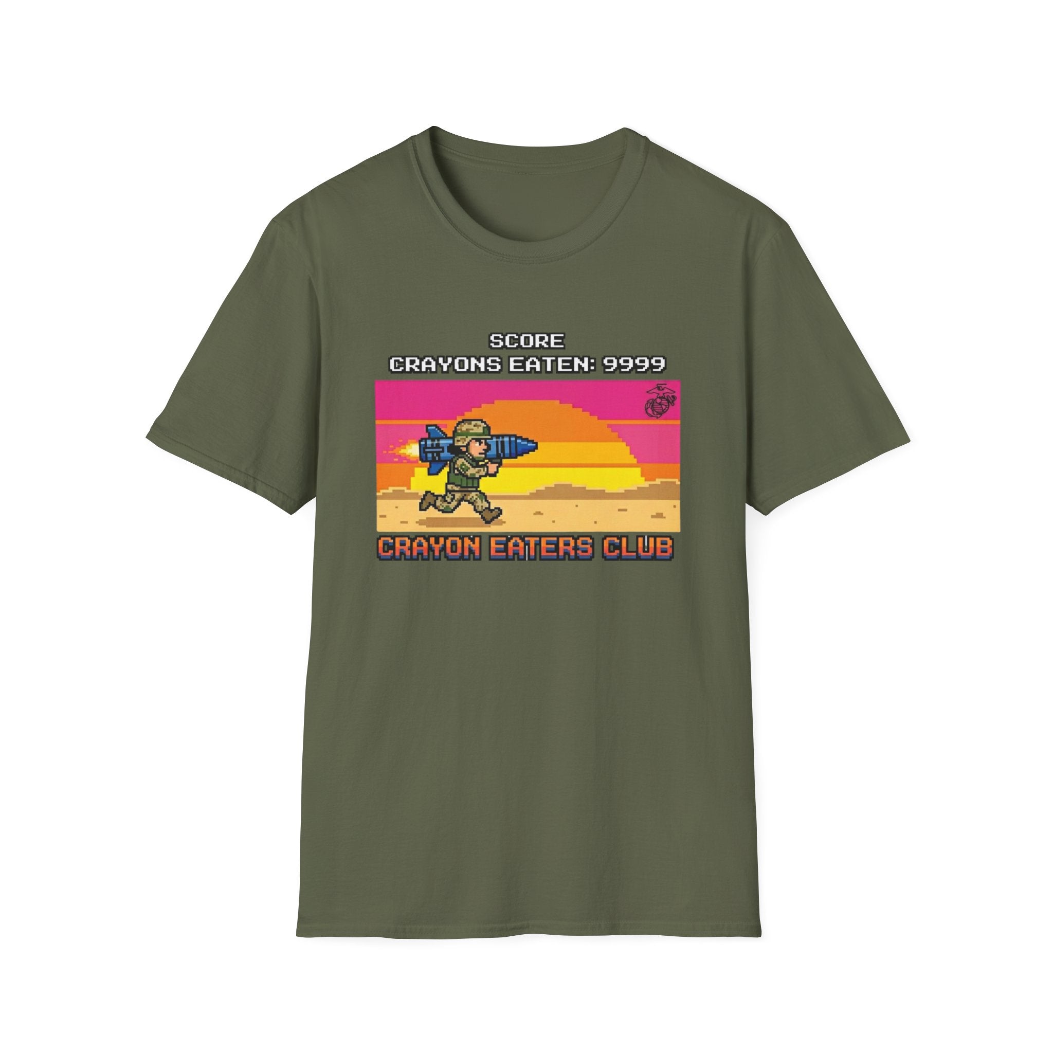 Level 9999 Crayon Eaters Club - Premium T-Shirt