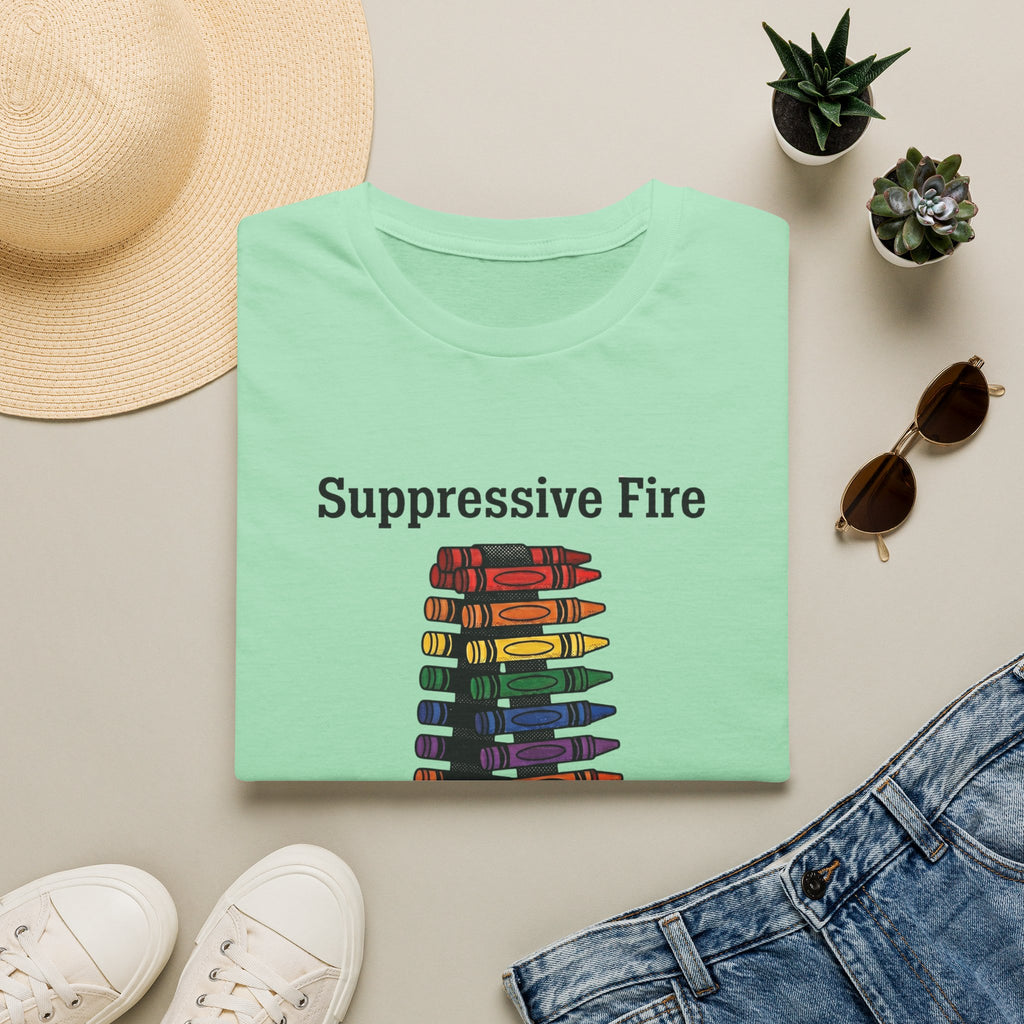 Belt Fed Crayons - Premium T-Shirt