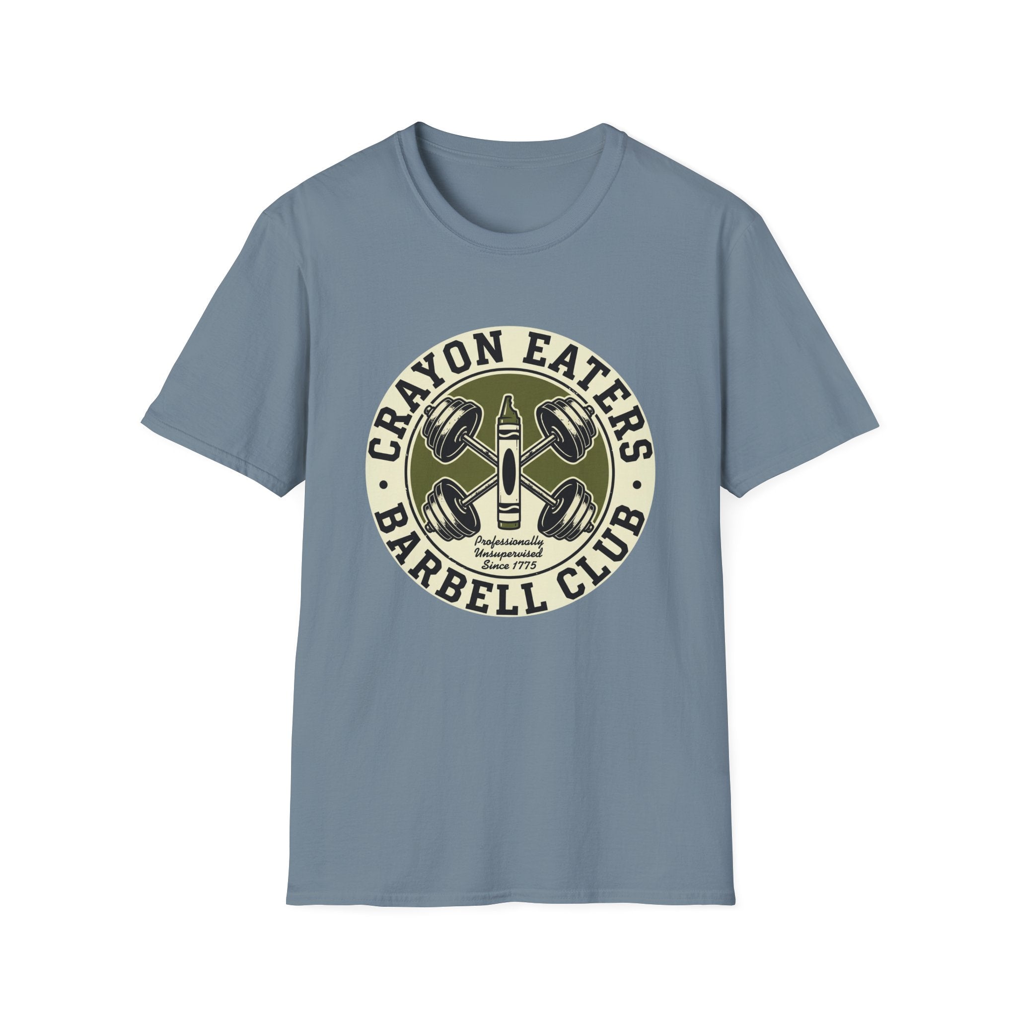 Crayon Eaters Barbell Club - Premium T-Shirt