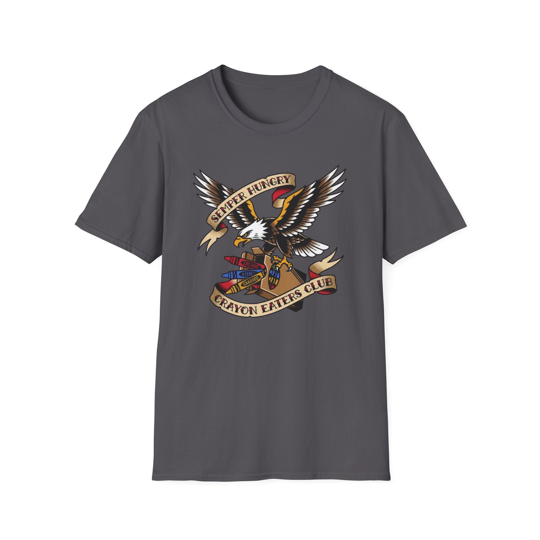 Eagle Tattoo Crayon Club - Premium T-Shirt
