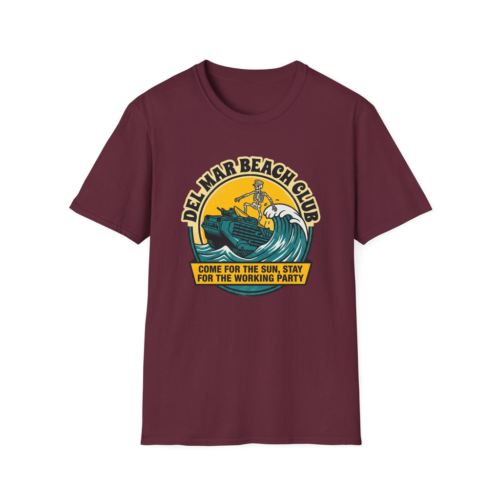 Del Mar Beach Club - Premium T-Shirt