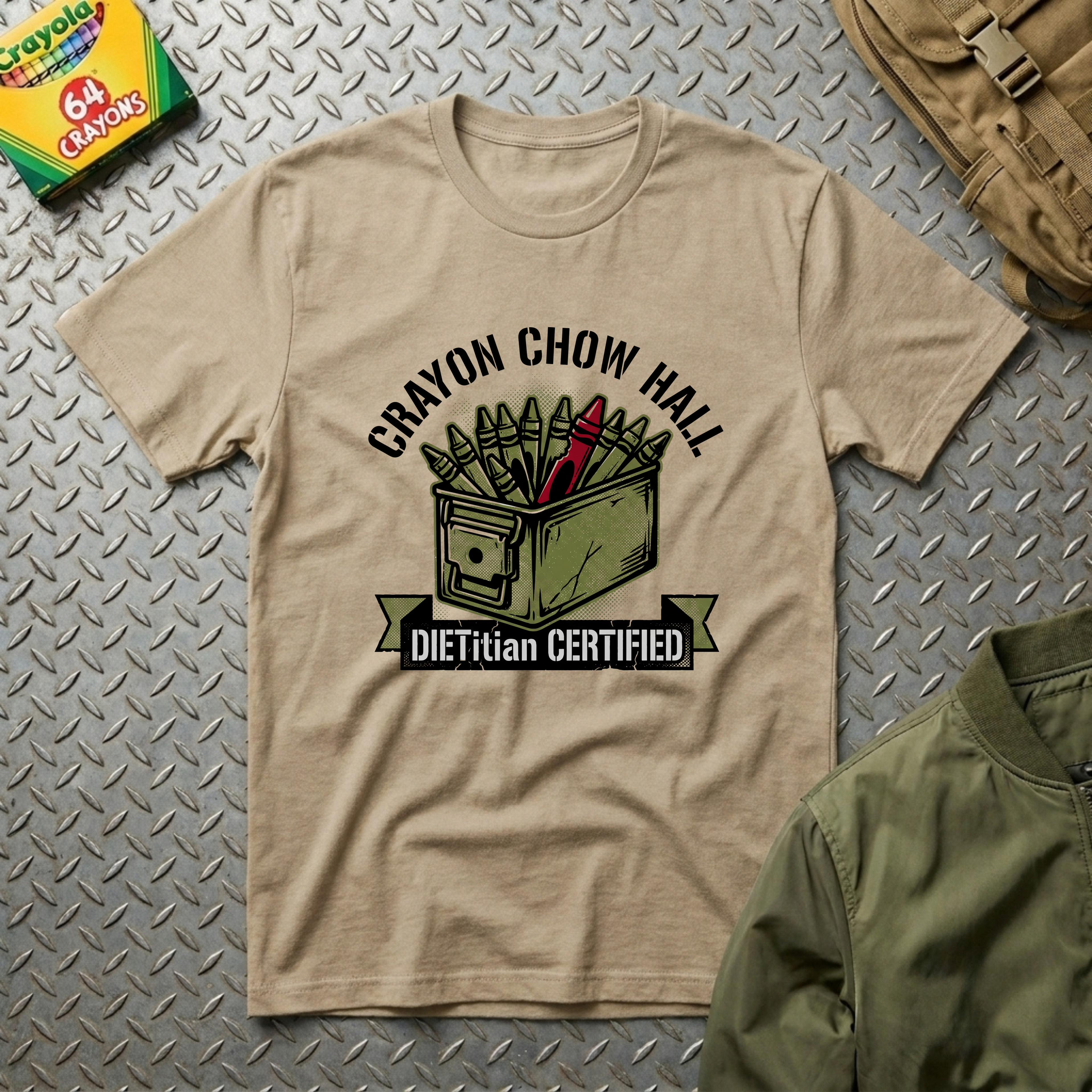 Crayon Chow Hall - Premium T-Shirt