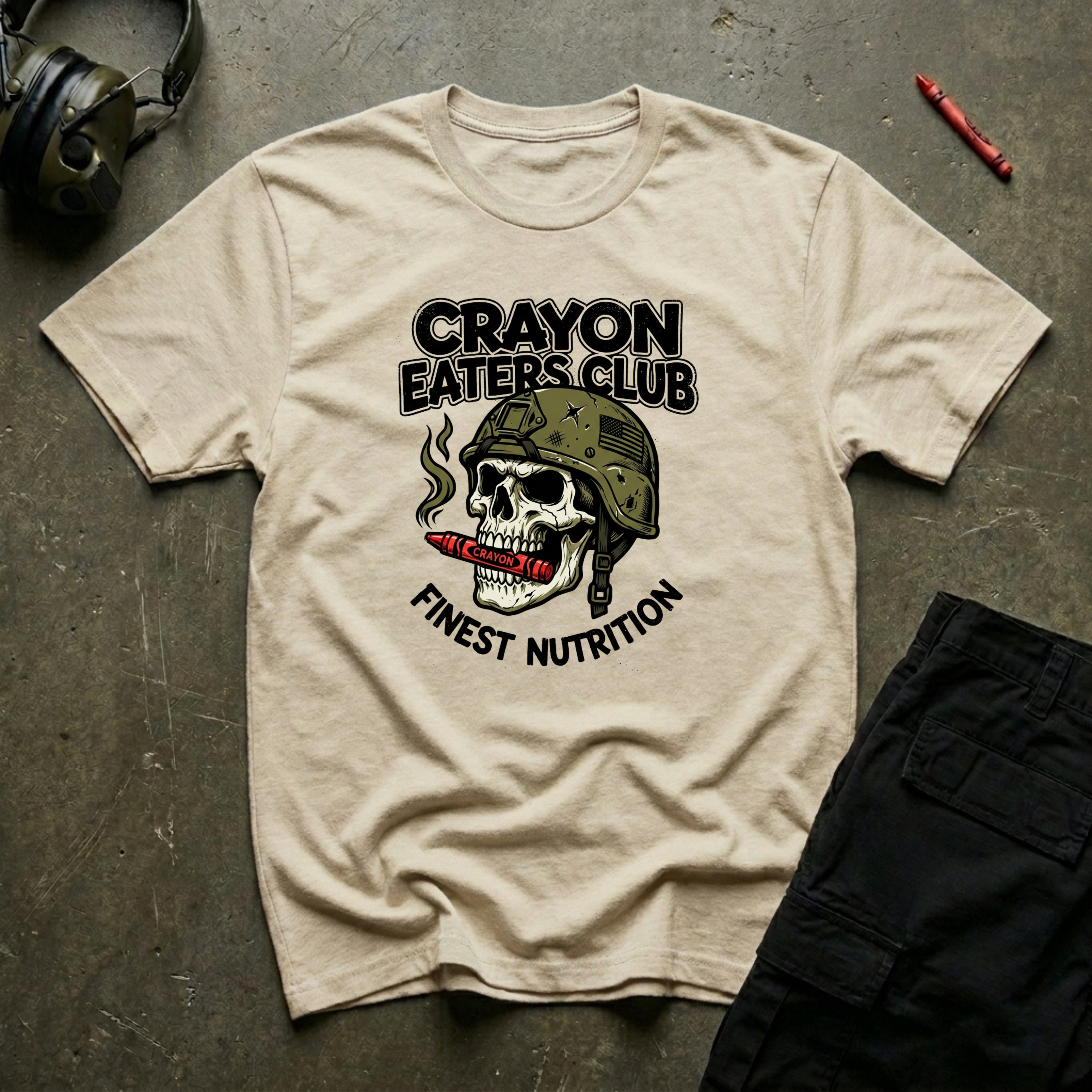 Smoking a Crayon - Premium T-Shirt