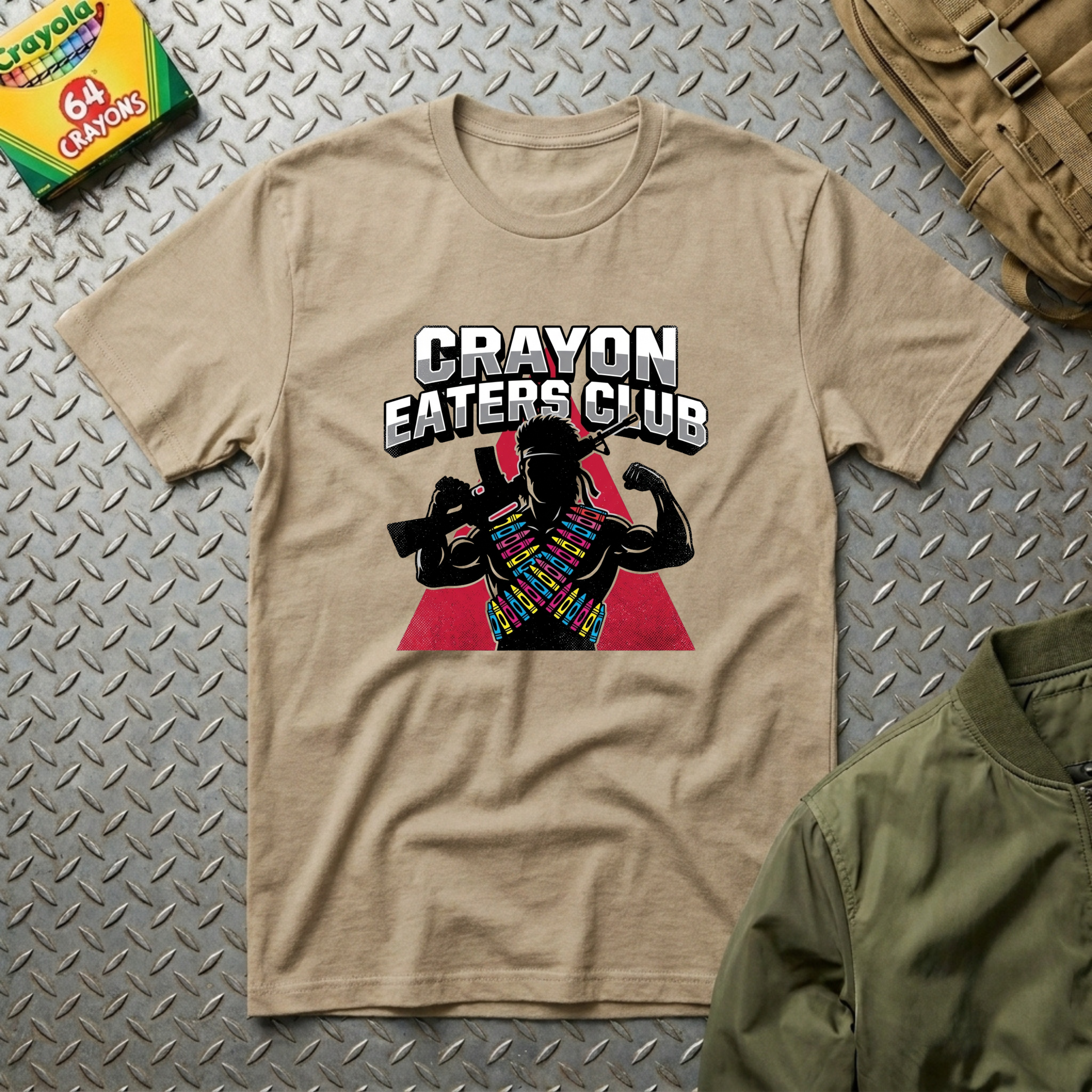 Crayon Eaters Club Rambo - Premium T-Shirt