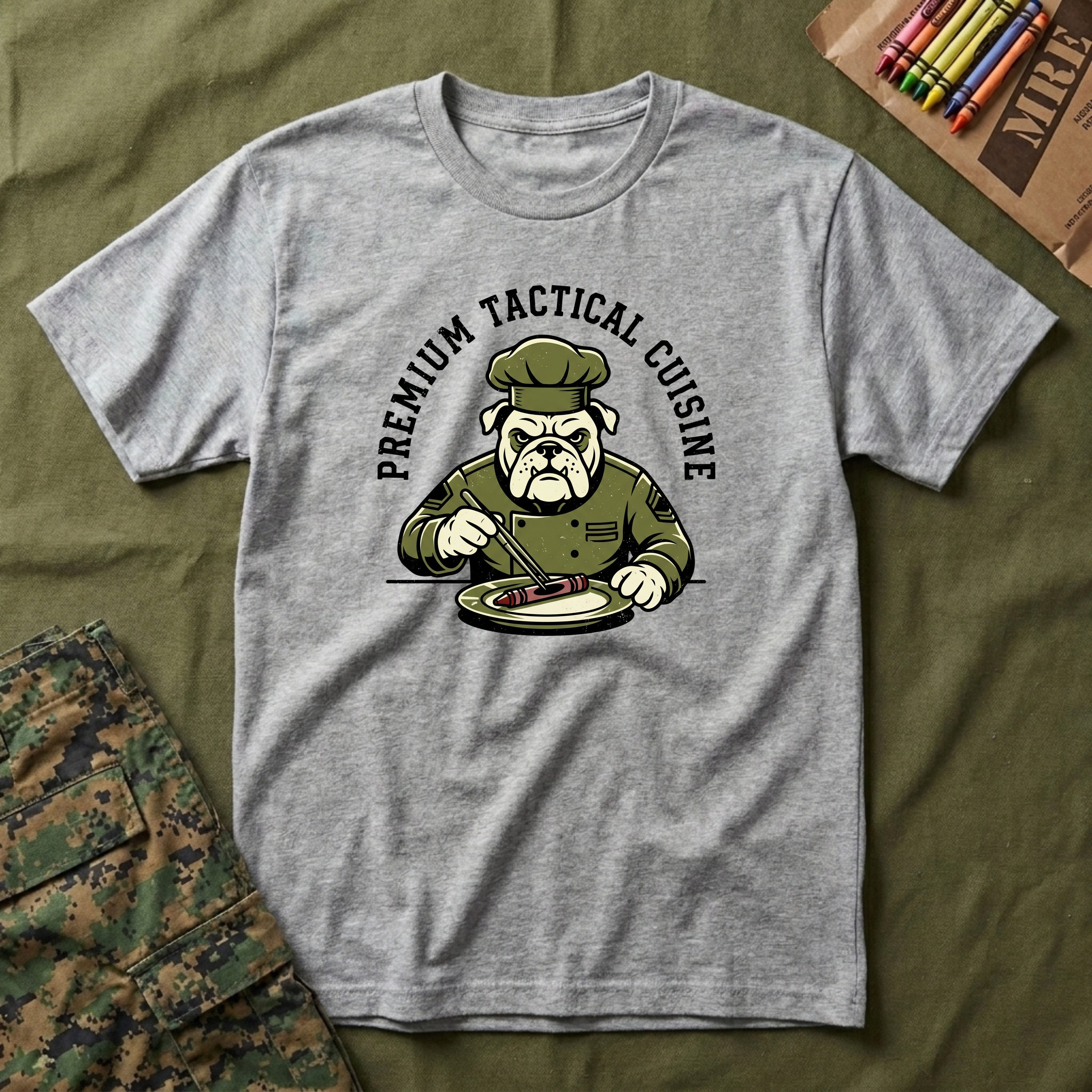 Tactical Cuisine Bulldog - Premium T-Shirt