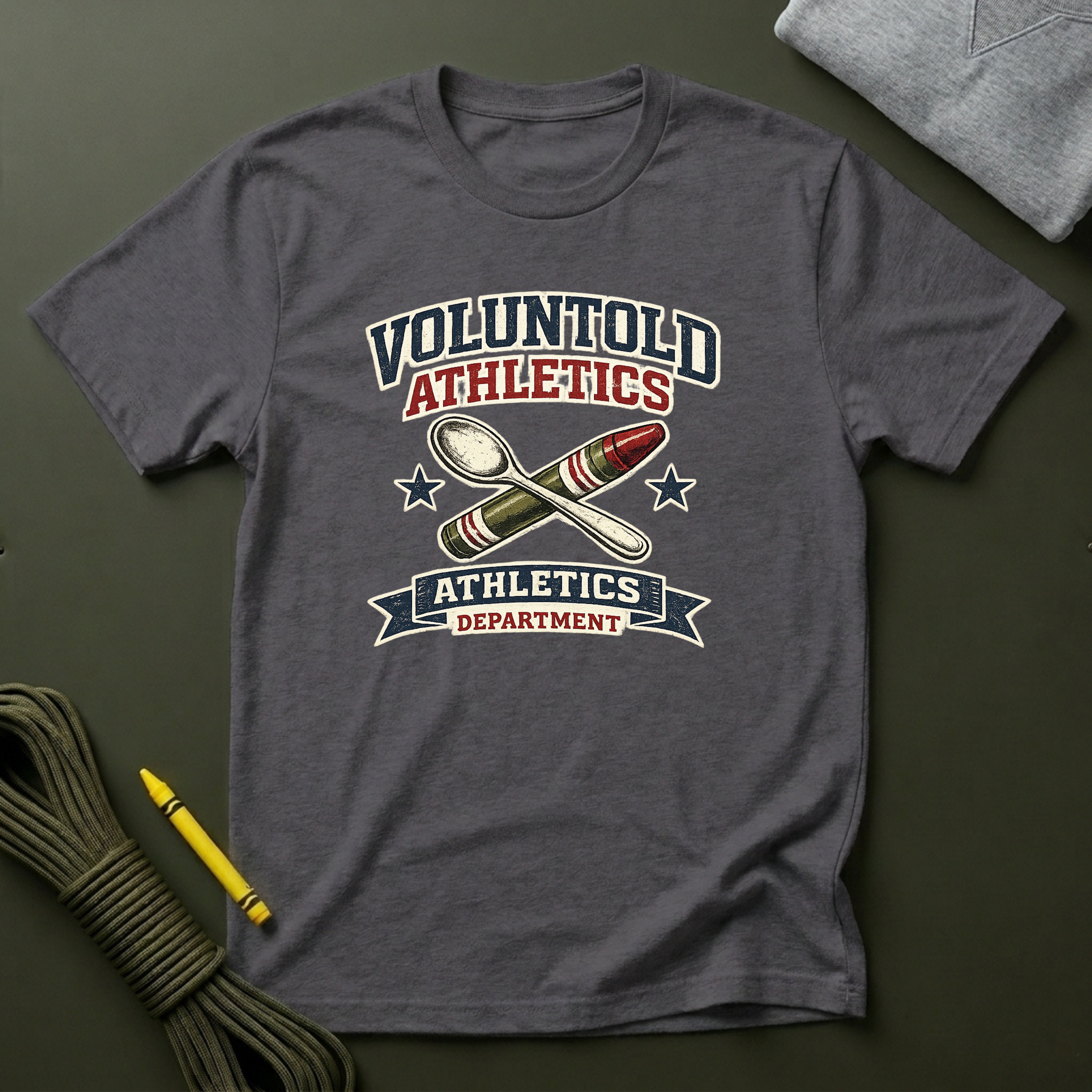Voluntold Athletics & Spoon - Premium T-Shirt