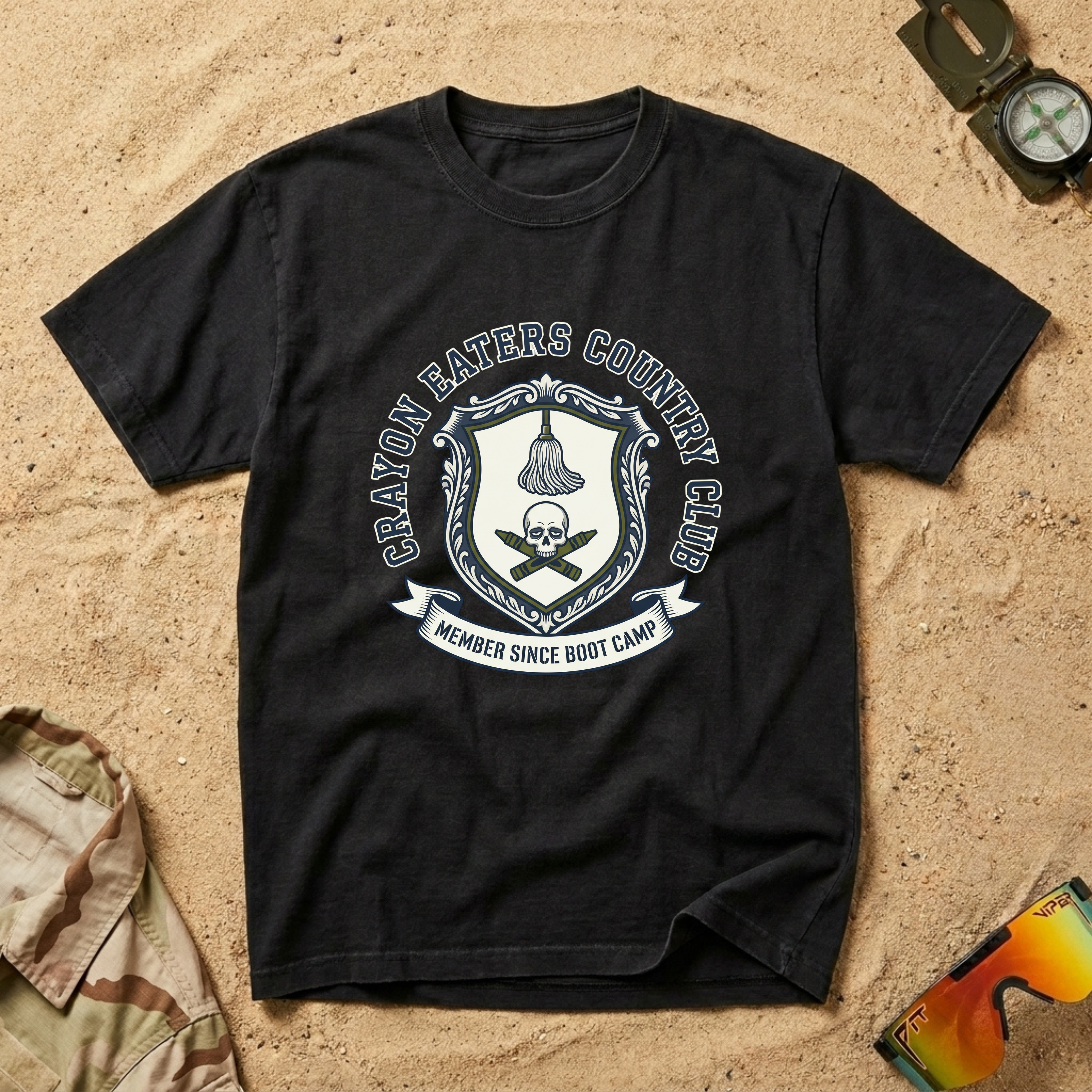 Crayon Country Club Insignia - Premium T-Shirt