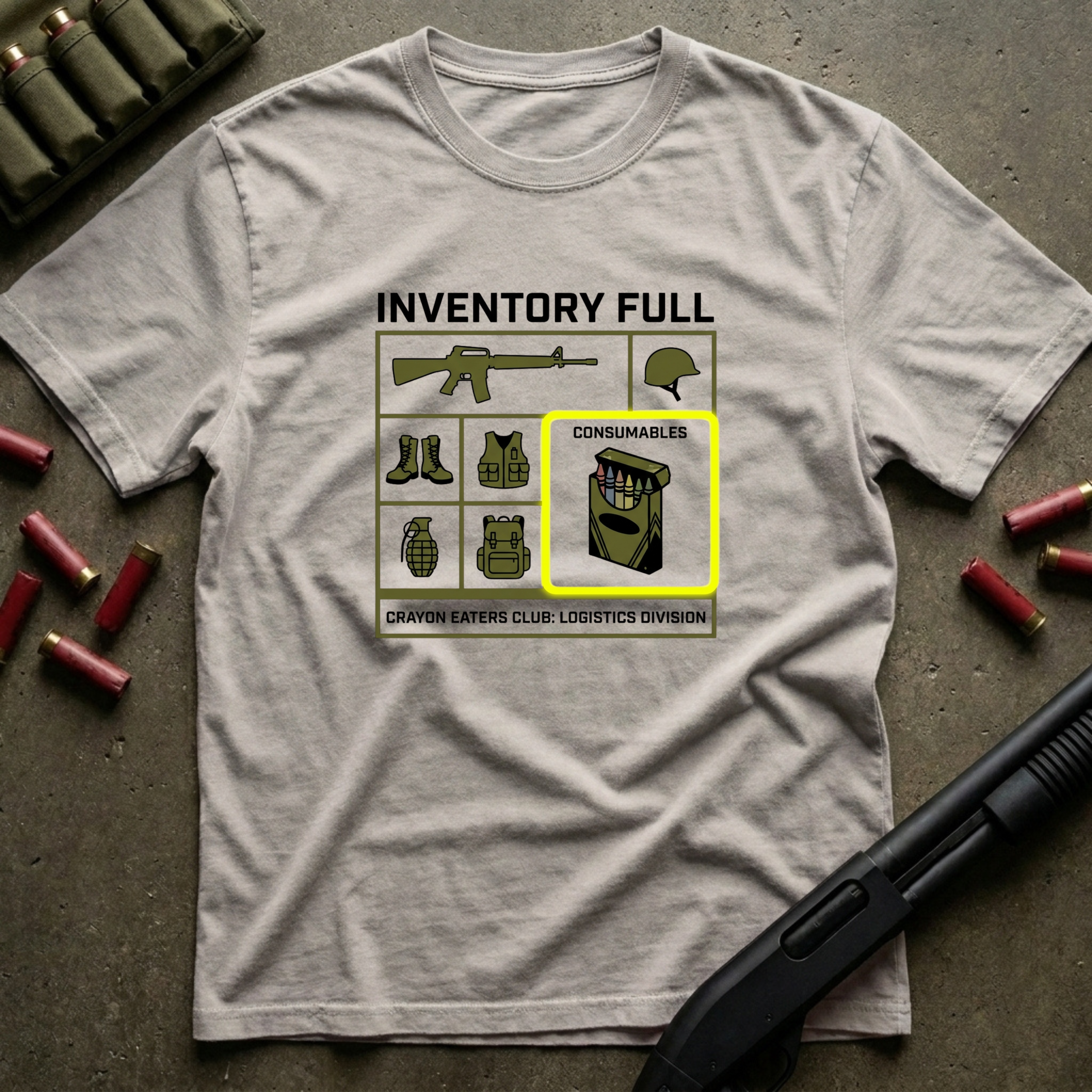 Crayon Inventory List - Premium T-Shirt