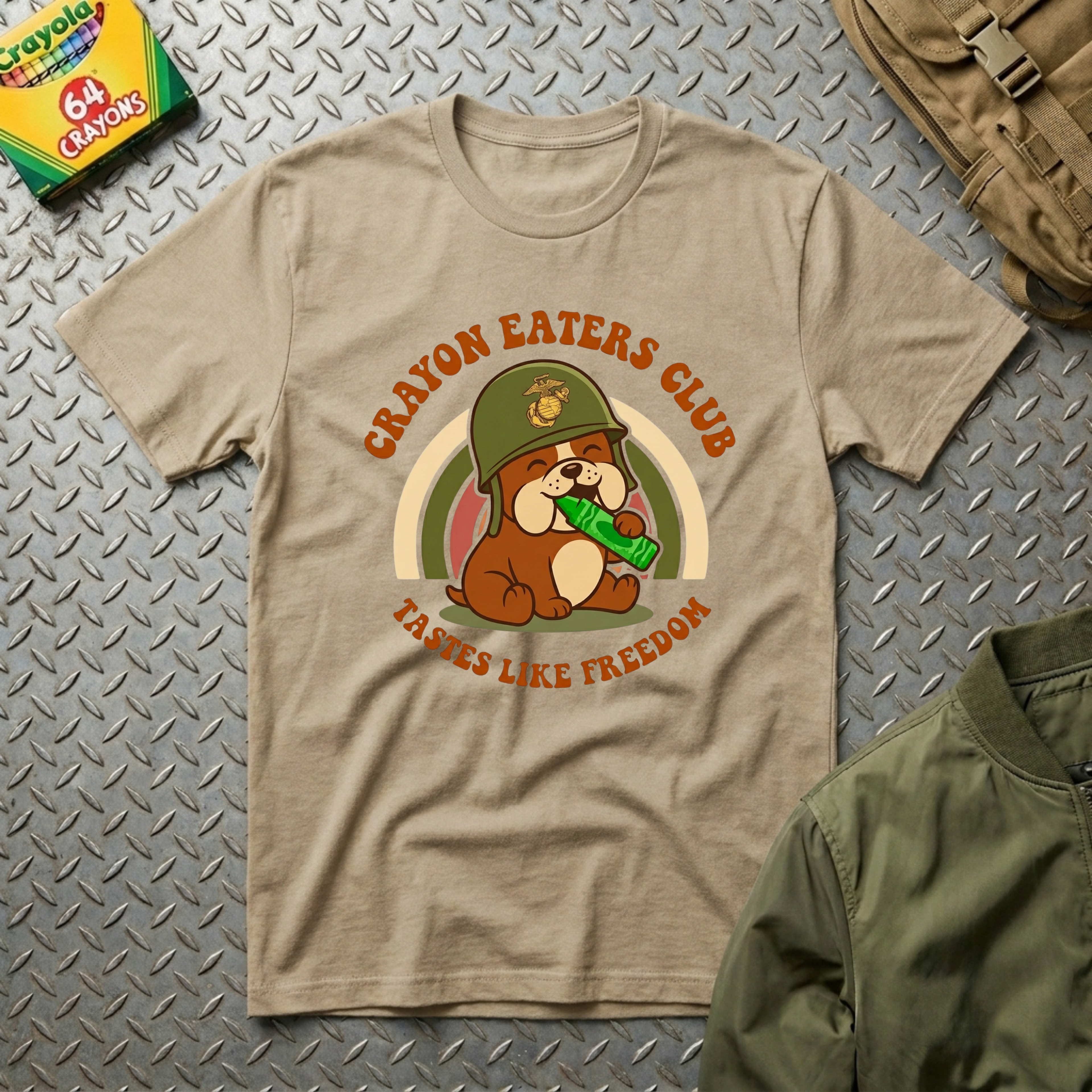 Bulldog Tastes Like Freedom - Premium T-Shirt