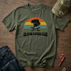 Retro Grunge Sunset Crayons - Premium T-Shirt
