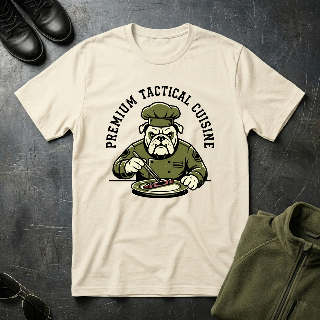 Tactical Cuisine Bulldog - Premium T-Shirt