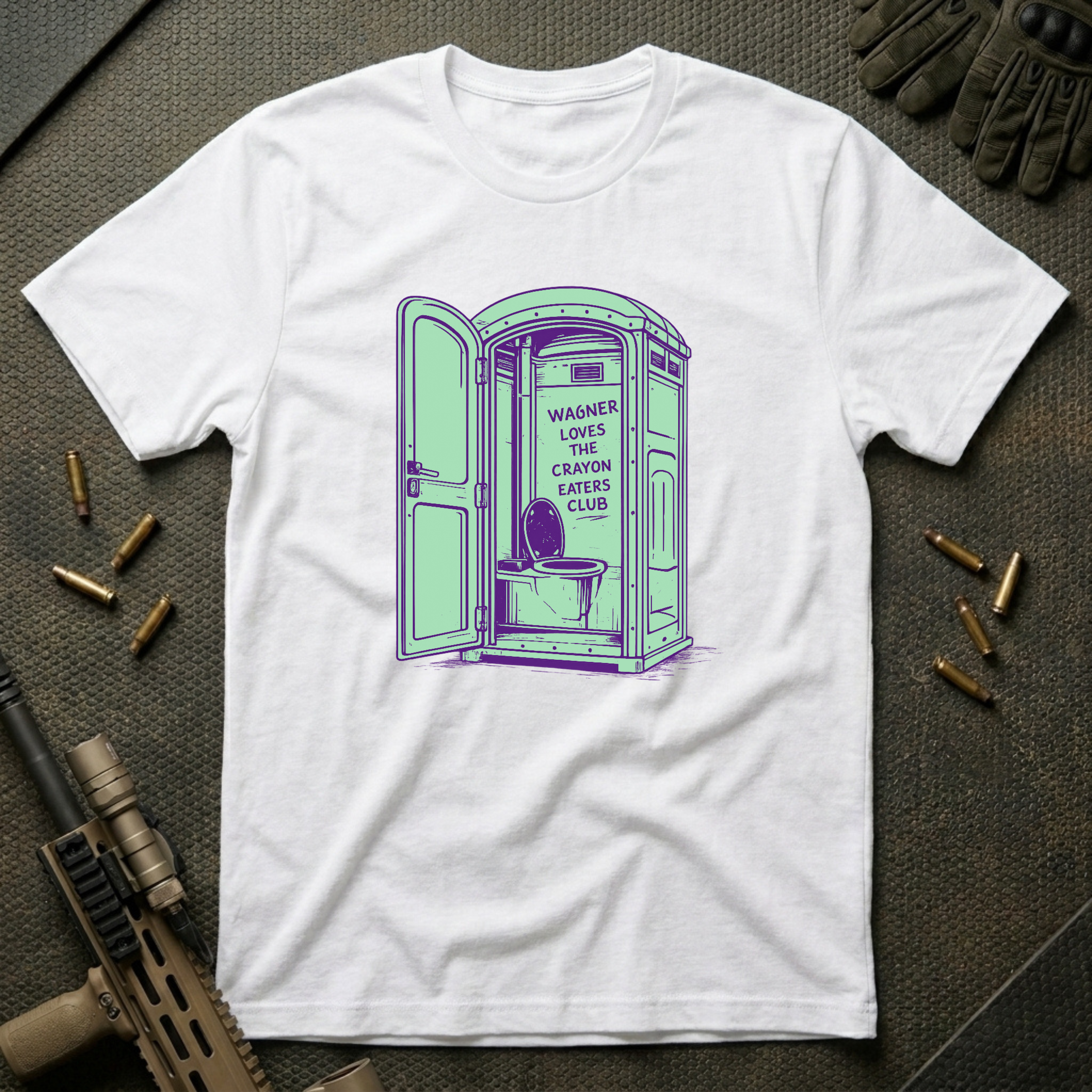 Wagner Loves the Green Crayon Eaters Club - Premium T-Shirt