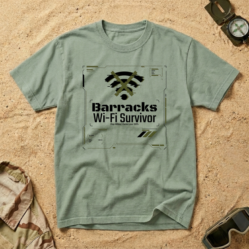 Barracks Wifi Survivor - Premium T-Shirt