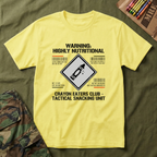 Crayon Nutrition Label - Premium T-Shirt