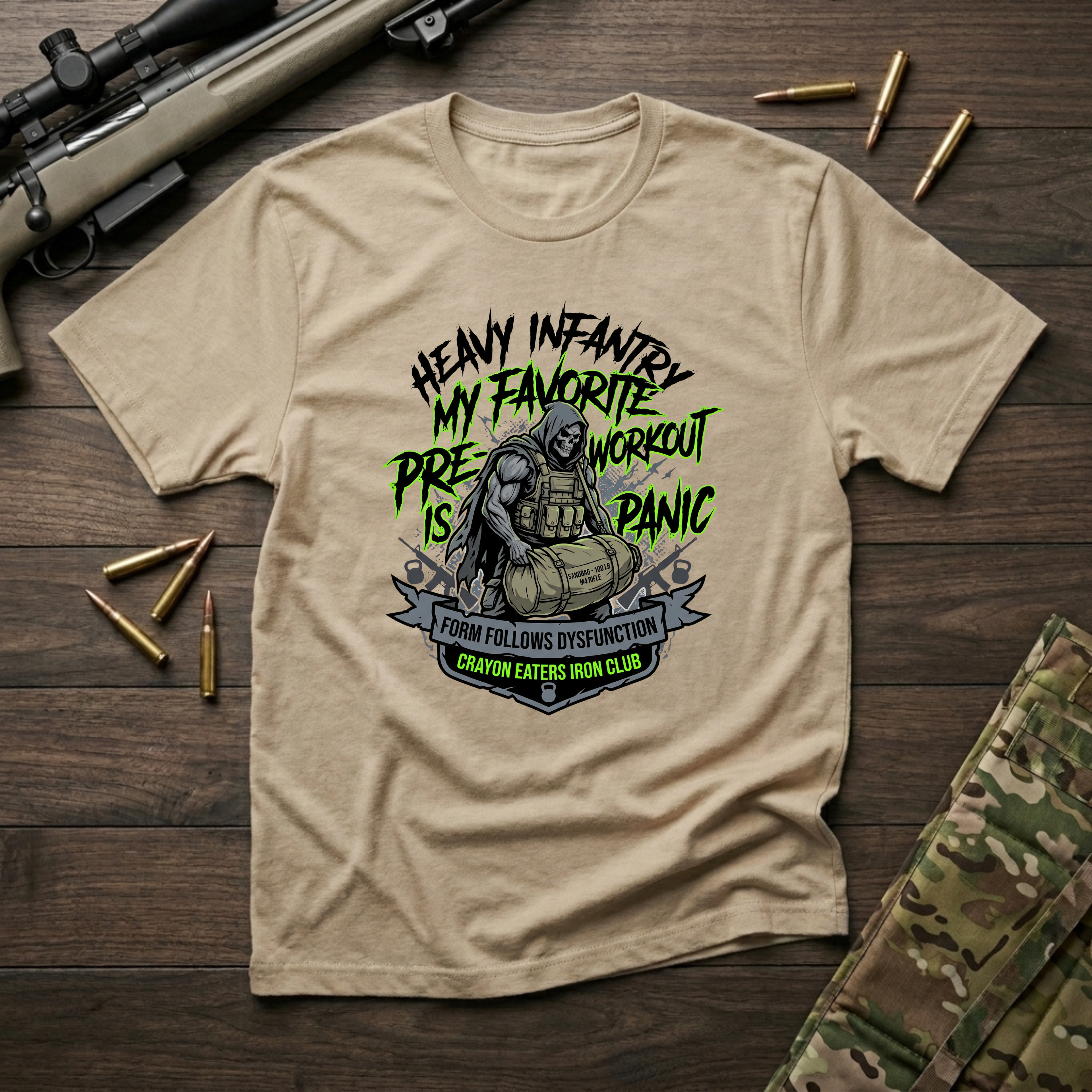 Crayon Heavy Infantry Club - Premium T-Shirt