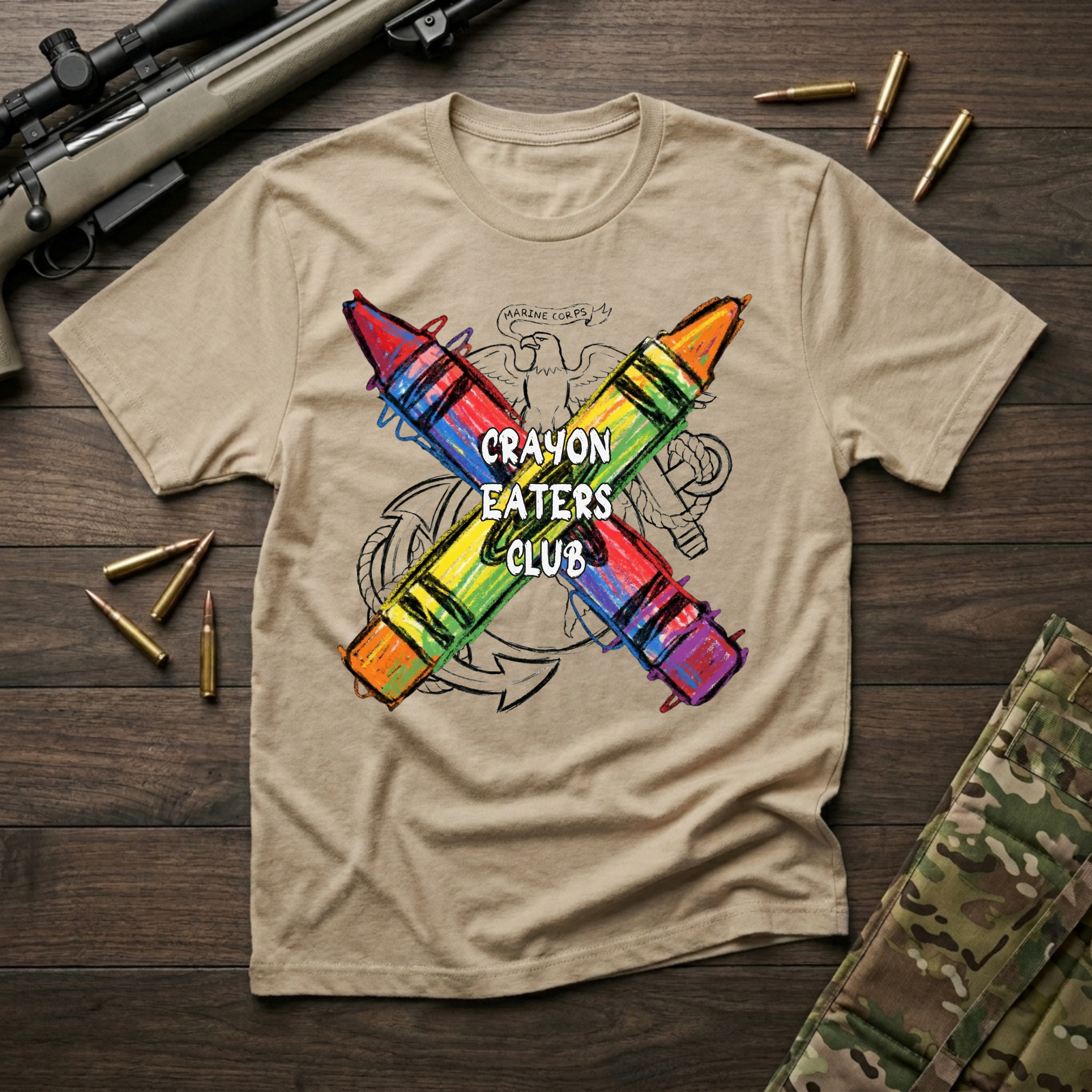 Crayon Eaters Insignia - Premium T-Shirt