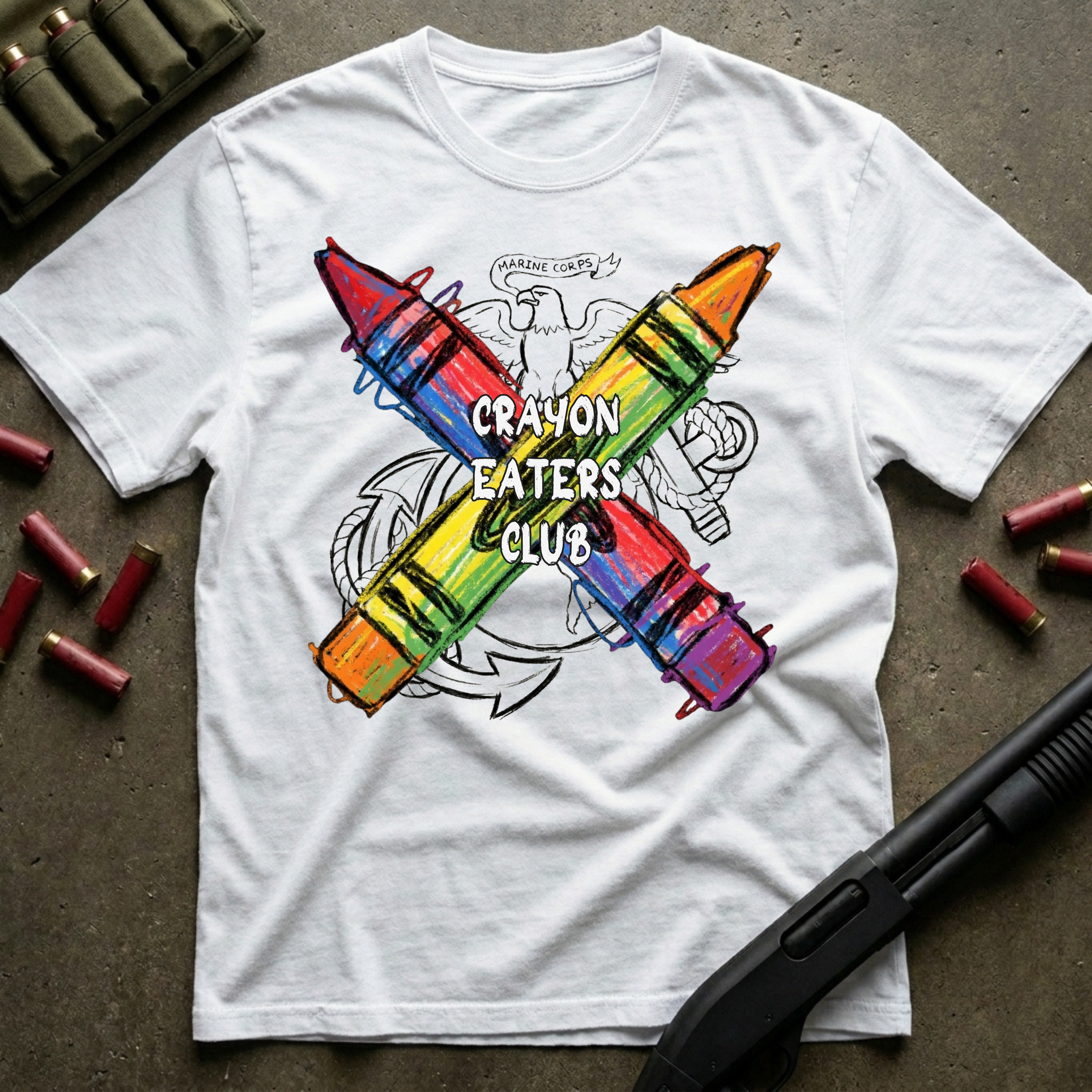 Crayon Eaters Insignia - Premium T-Shirt