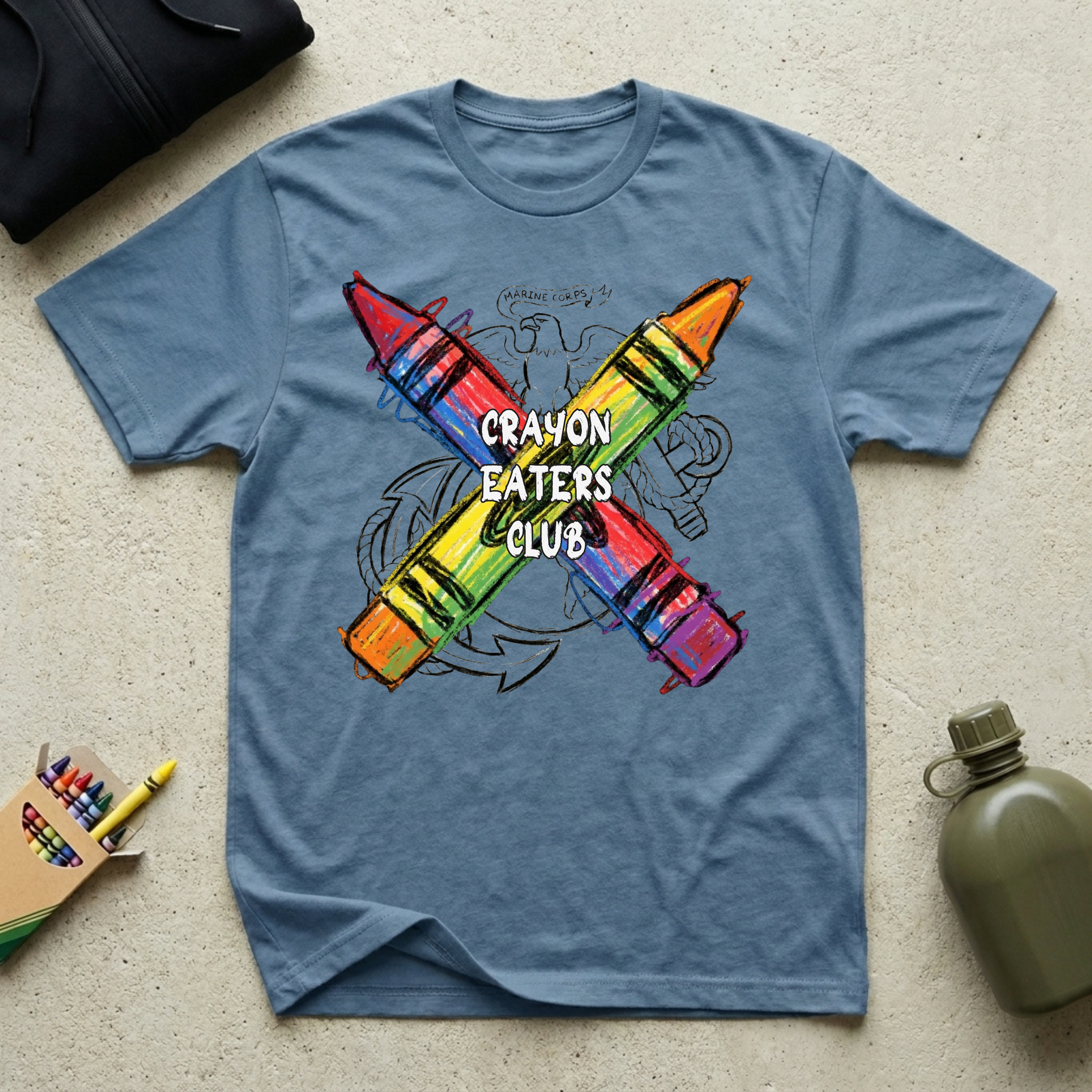 Crayon Eaters Insignia - Premium T-Shirt