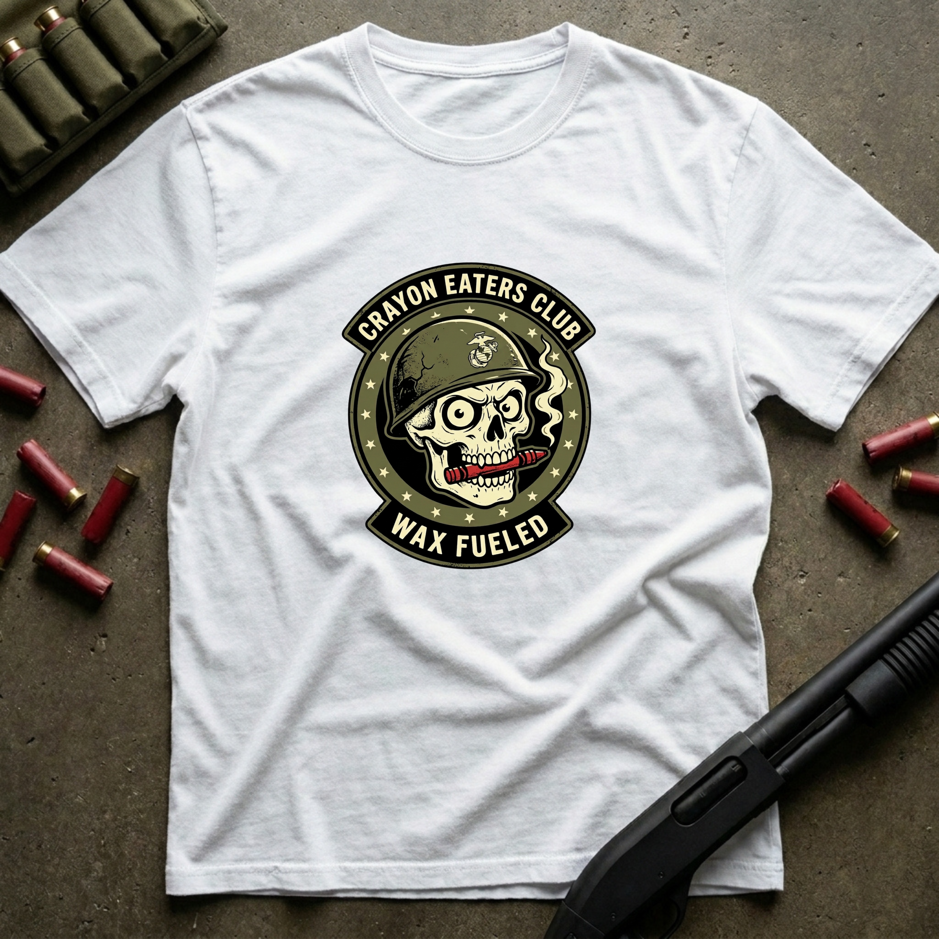 Wax Fueled Skull - Premium T-Shirt