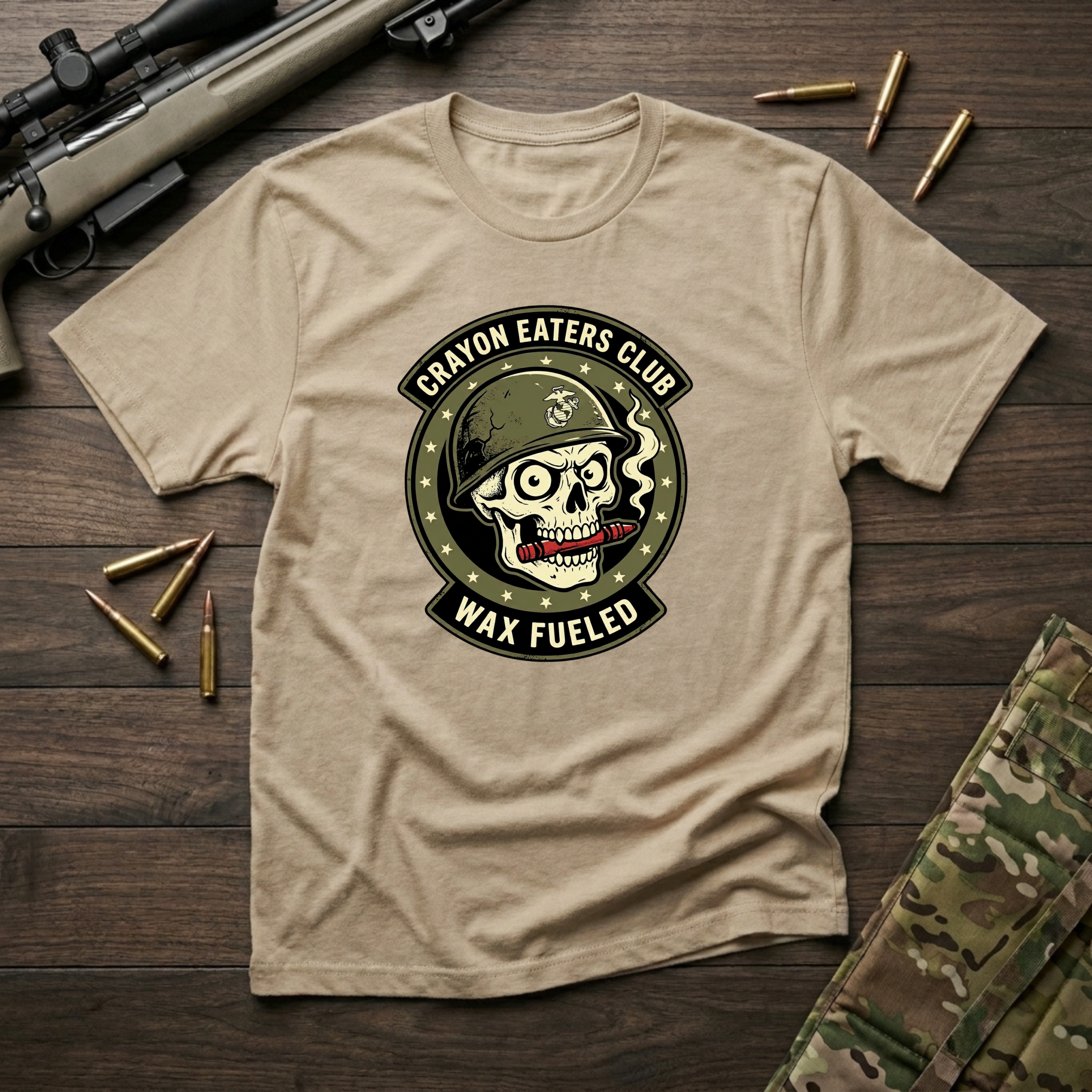 Wax Fueled Skull - Premium T-Shirt