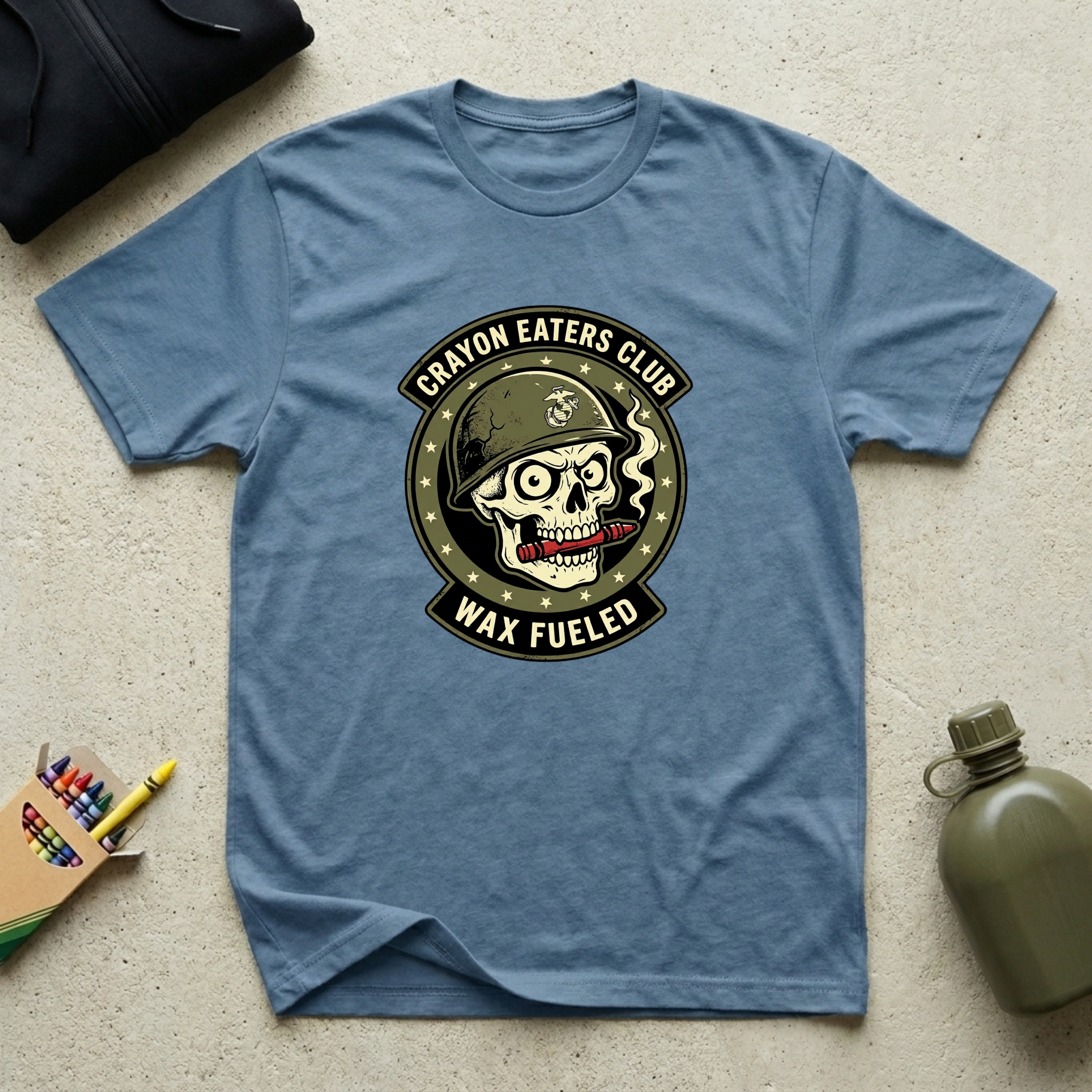 Wax Fueled Skull - Premium T-Shirt
