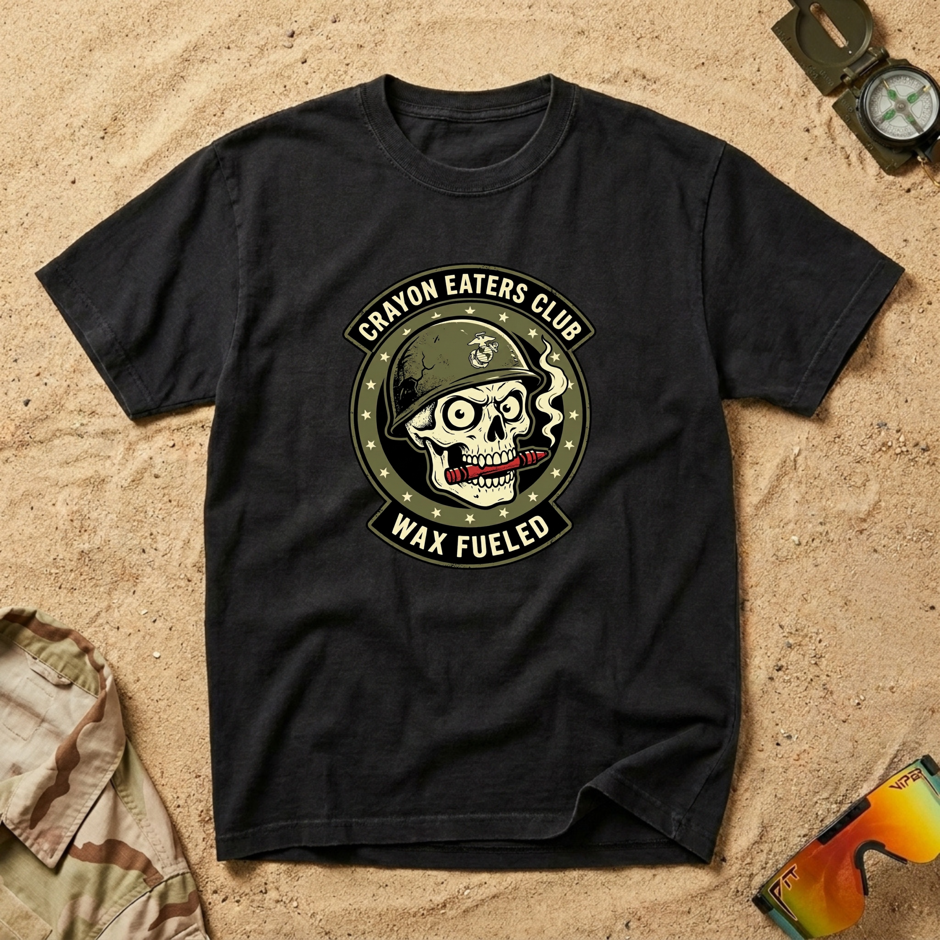 Wax Fueled Skull - Premium T-Shirt