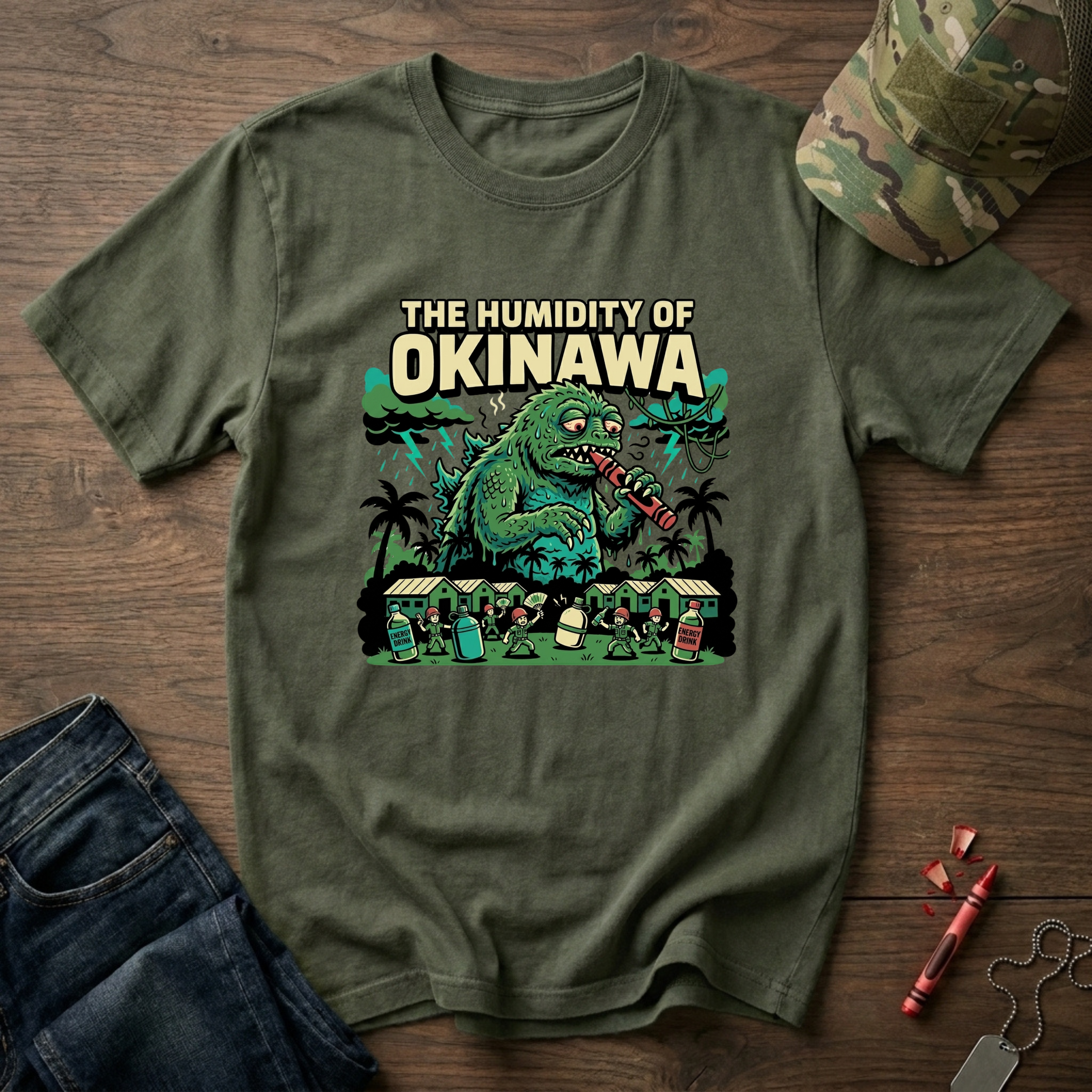 Okinawa Humidity Two - Premium T-Shirt