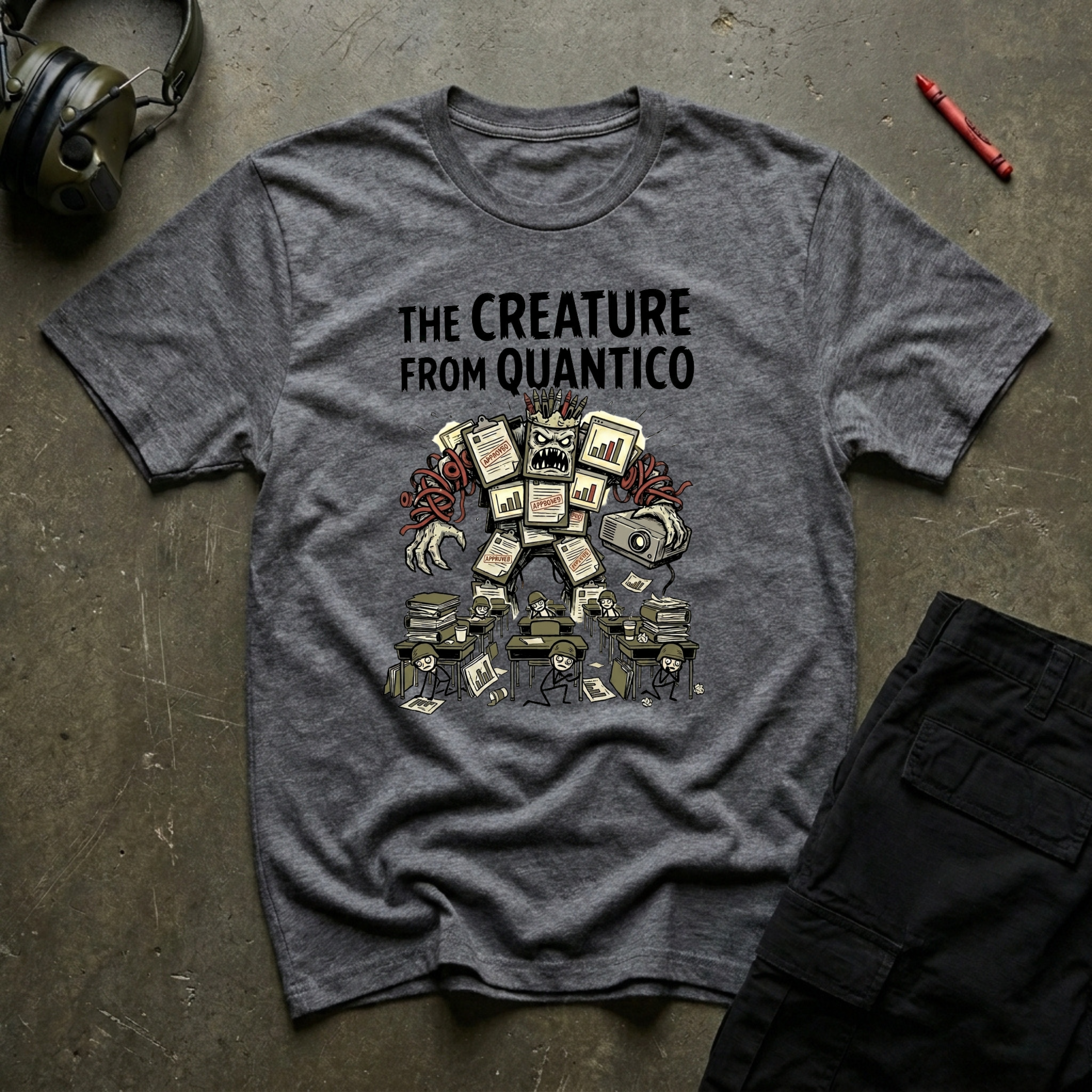 Quantico PowerPoint Warrior - Premium T-Shirt