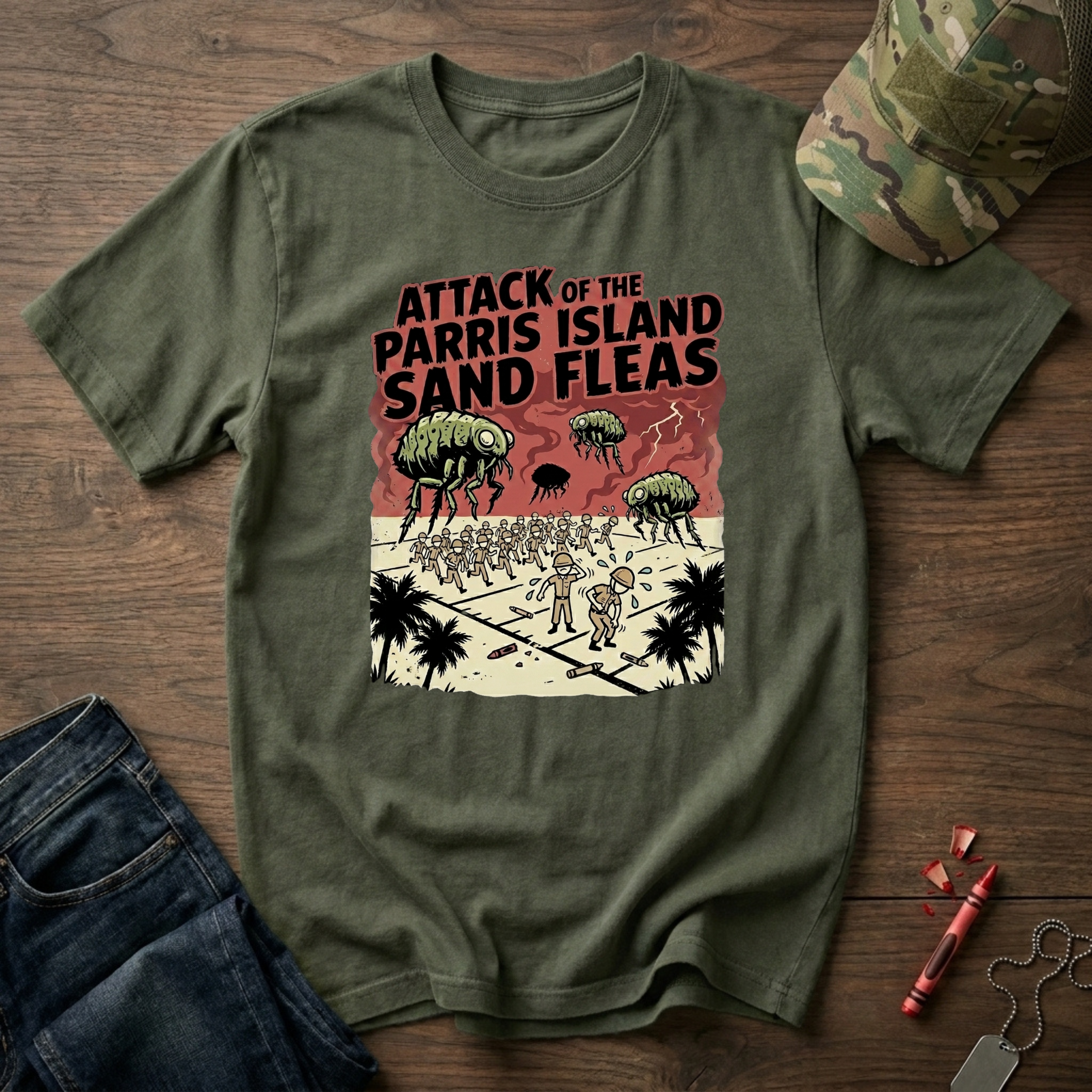 Sand Flea Actual - Premium T-Shirt