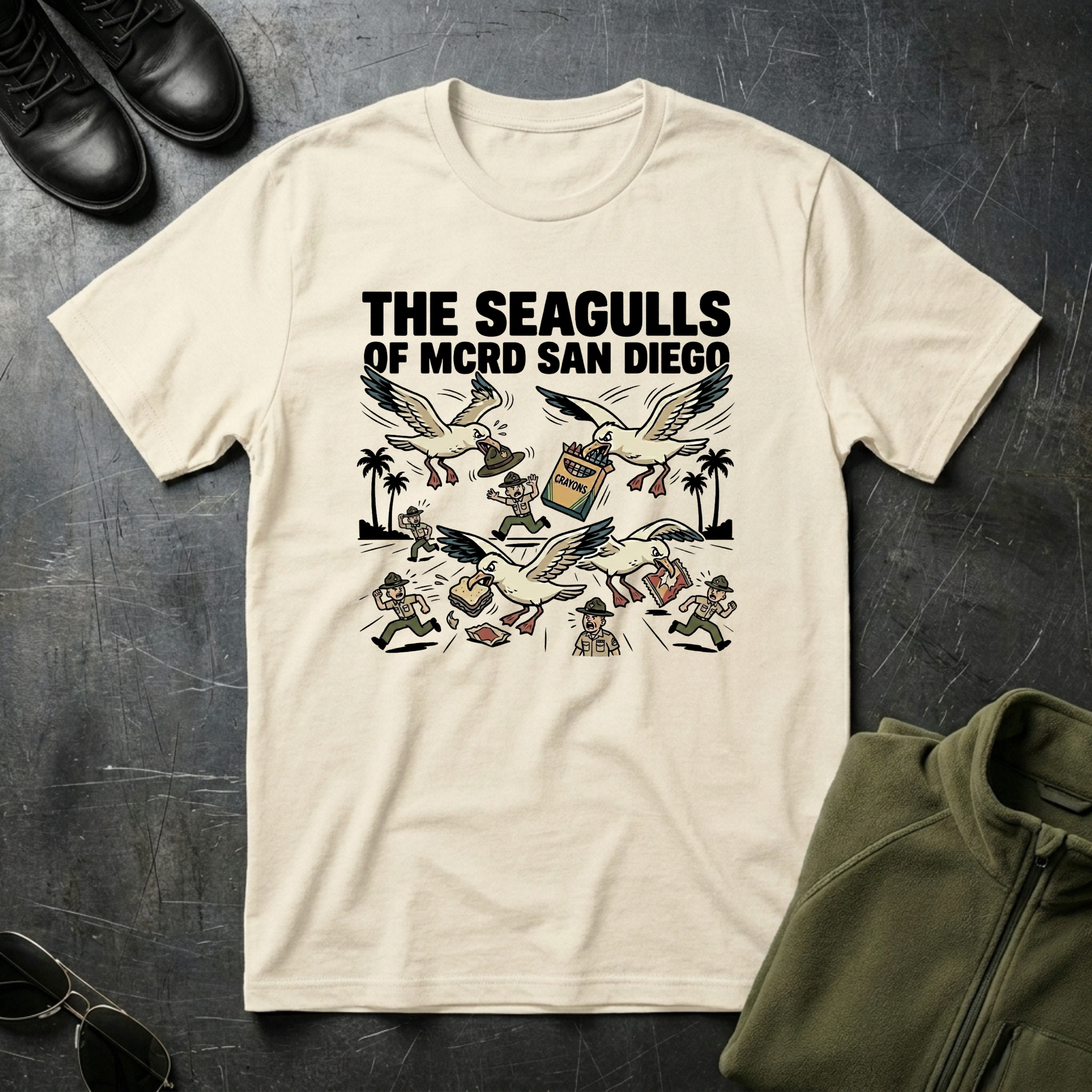 MCRD Seagulls - Premium T-Shirt