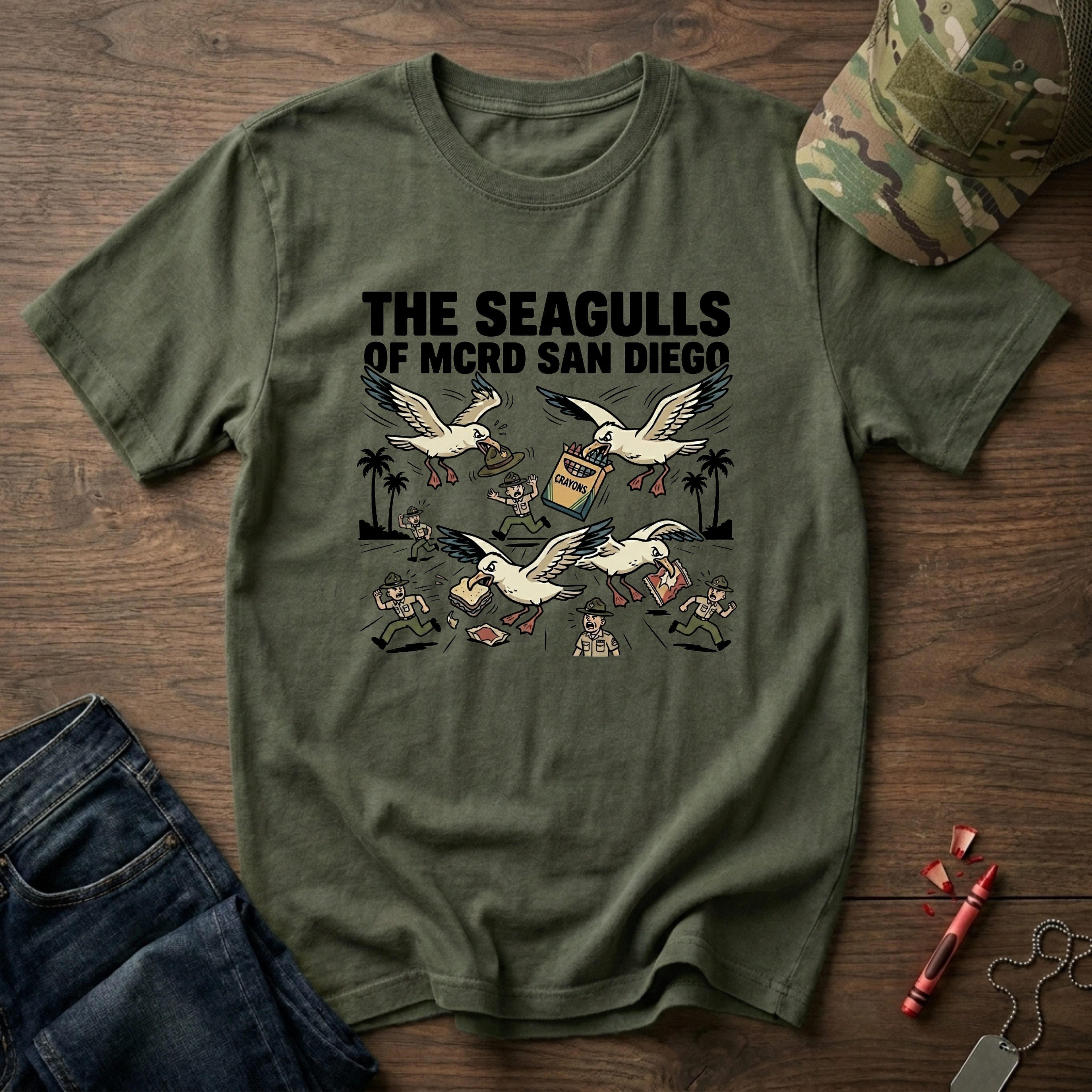 MCRD Seagulls - Premium T-Shirt