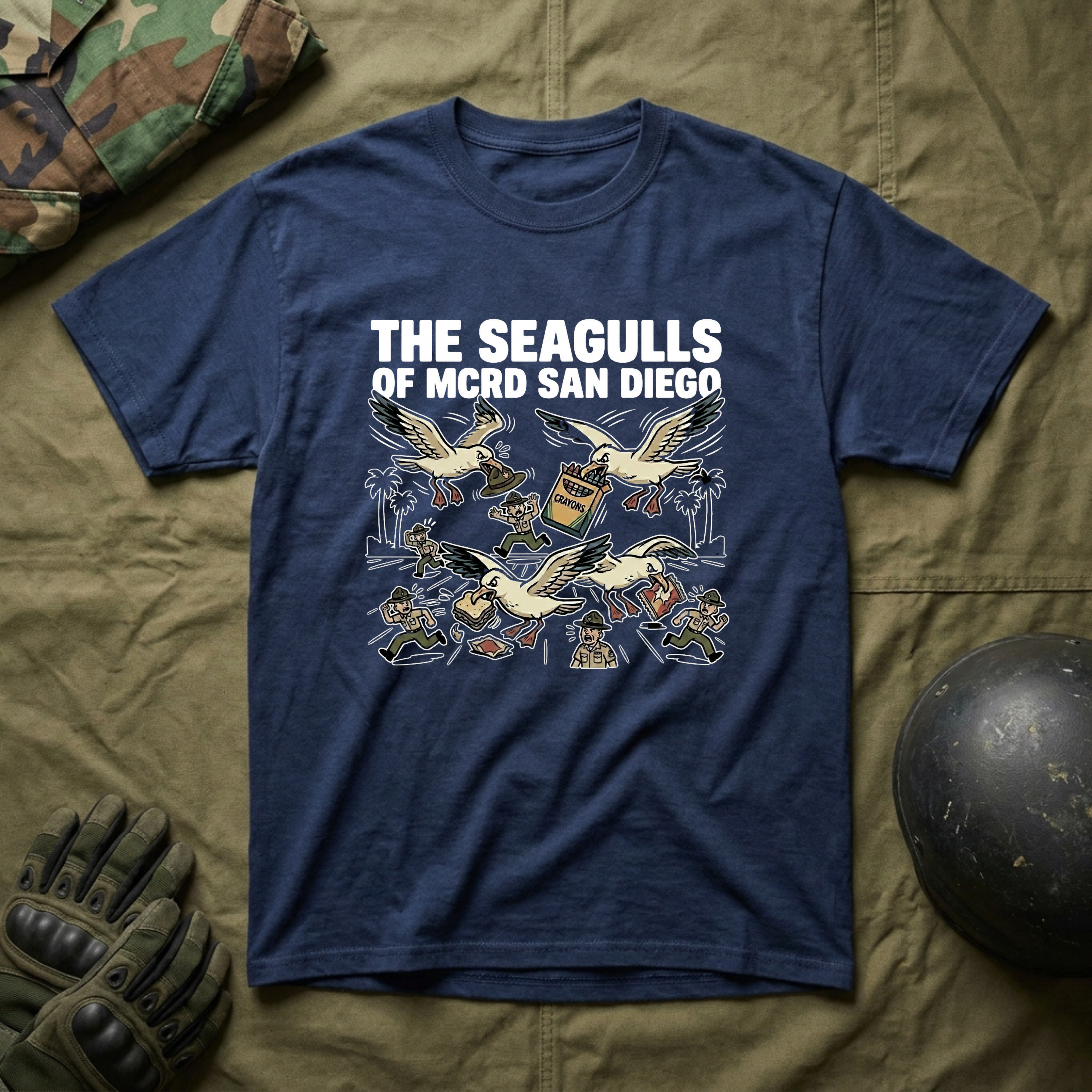 MCRD Seagulls - Premium T-Shirt