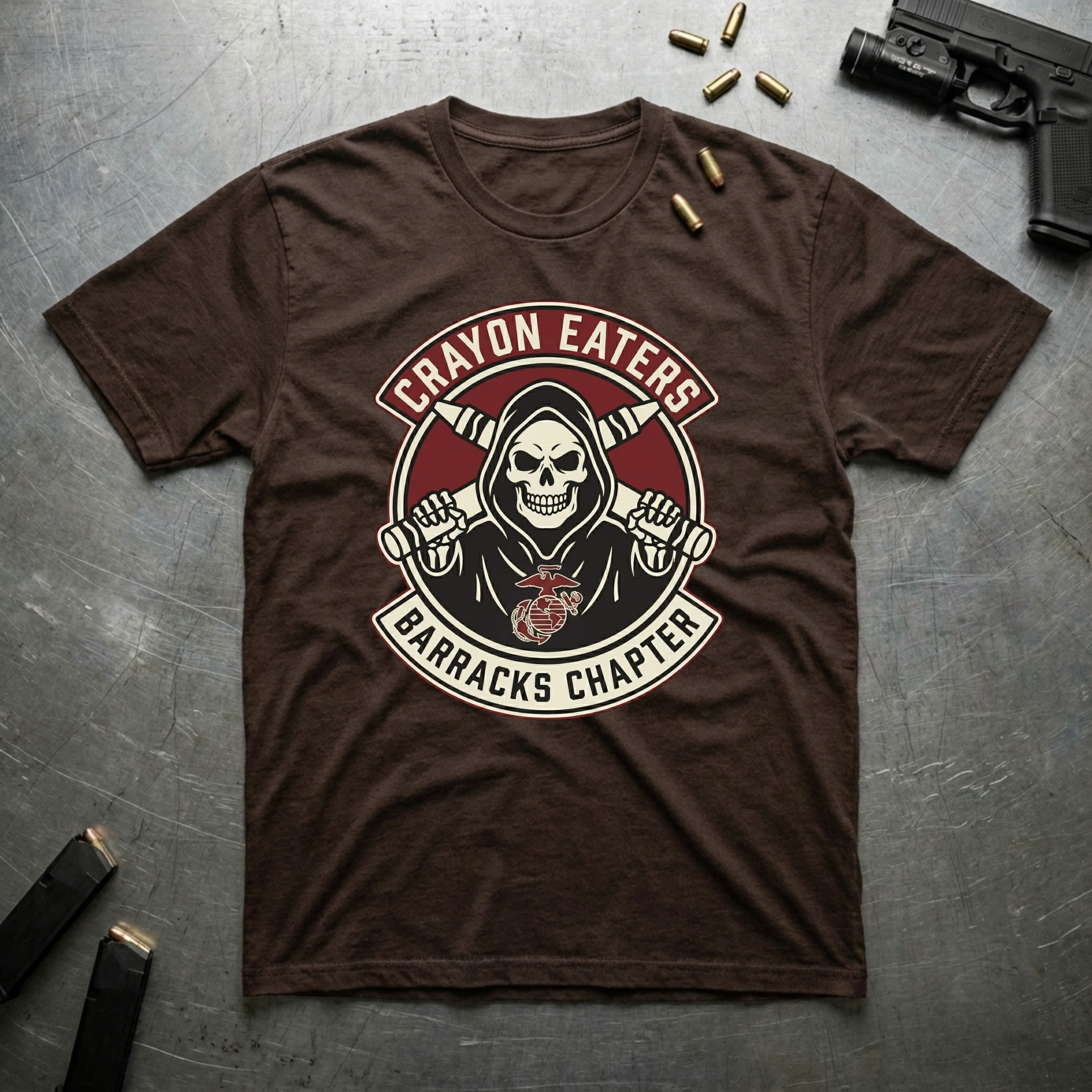 Barracks Chapter Club Insignia - Premium T-Shirt