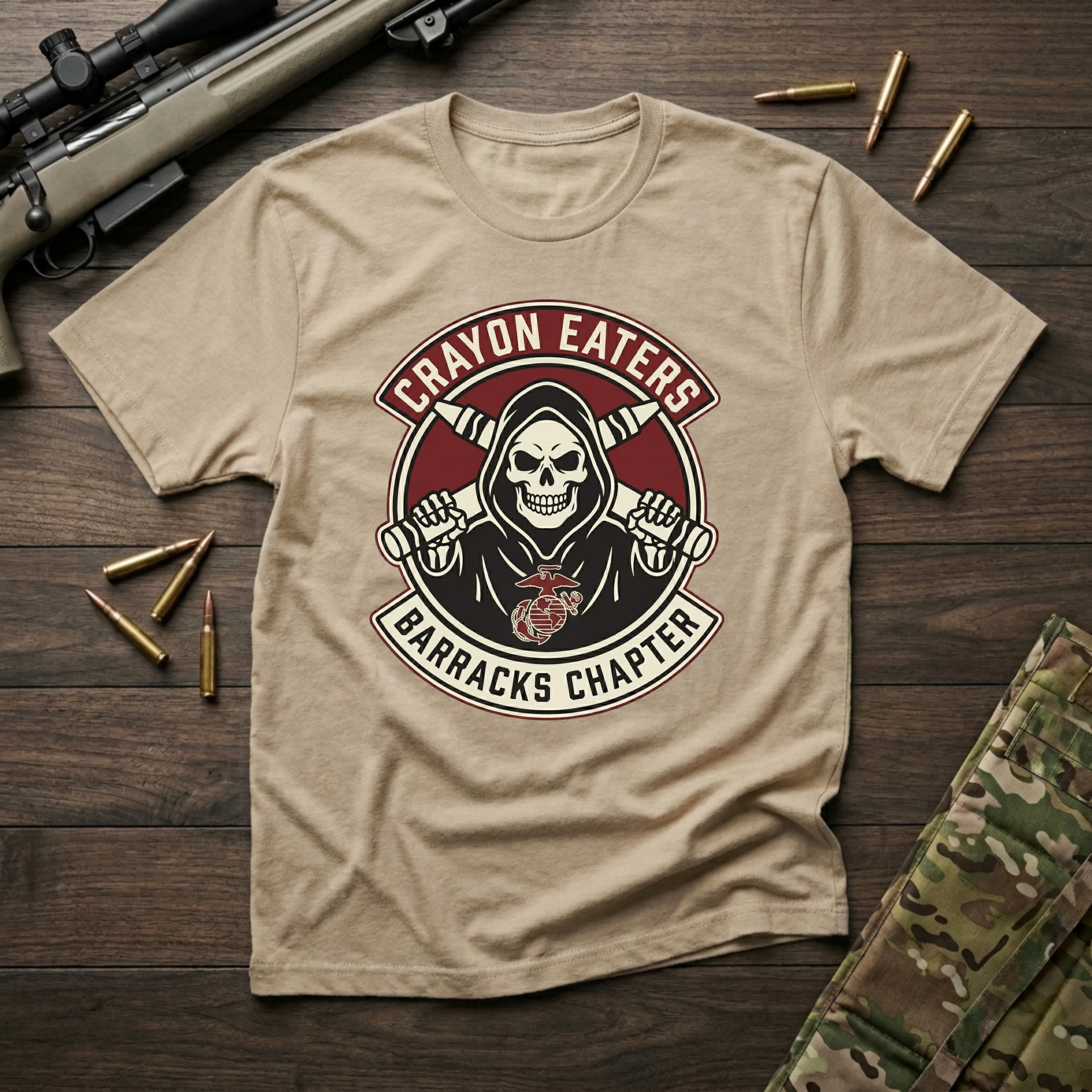 Barracks Chapter Club Insignia - Premium T-Shirt