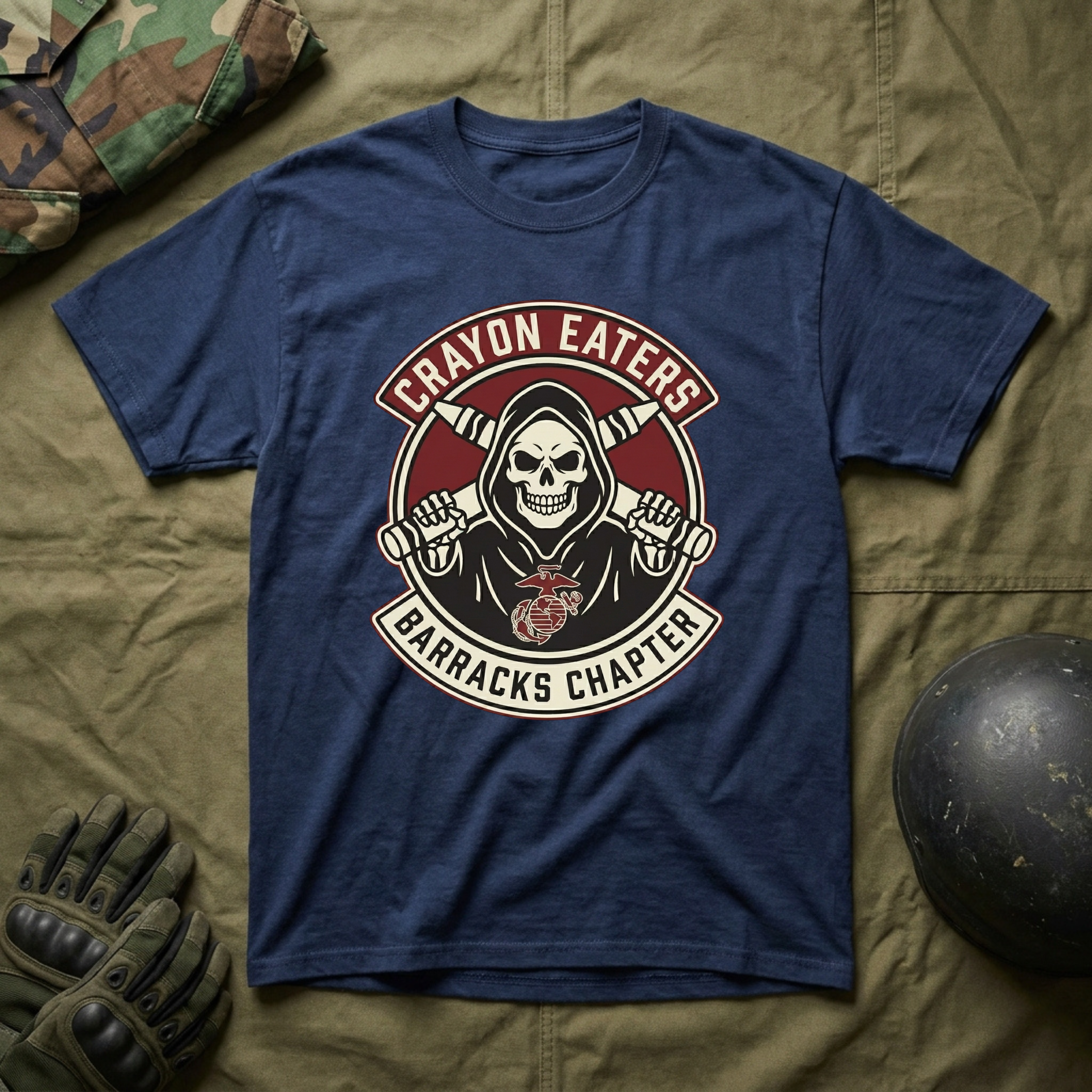 Barracks Chapter Club Insignia - Premium T-Shirt