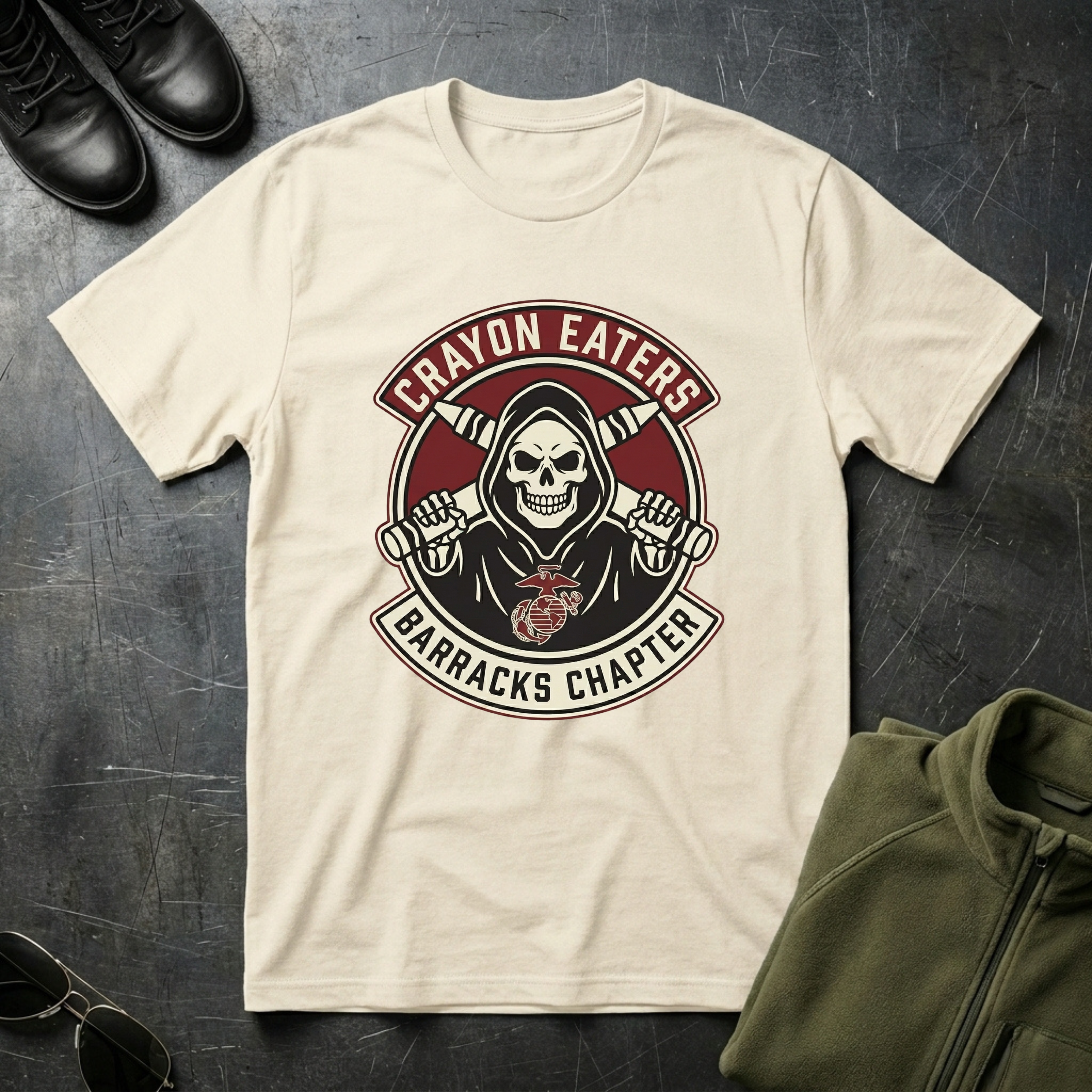 Barracks Chapter Club Insignia - Premium T-Shirt
