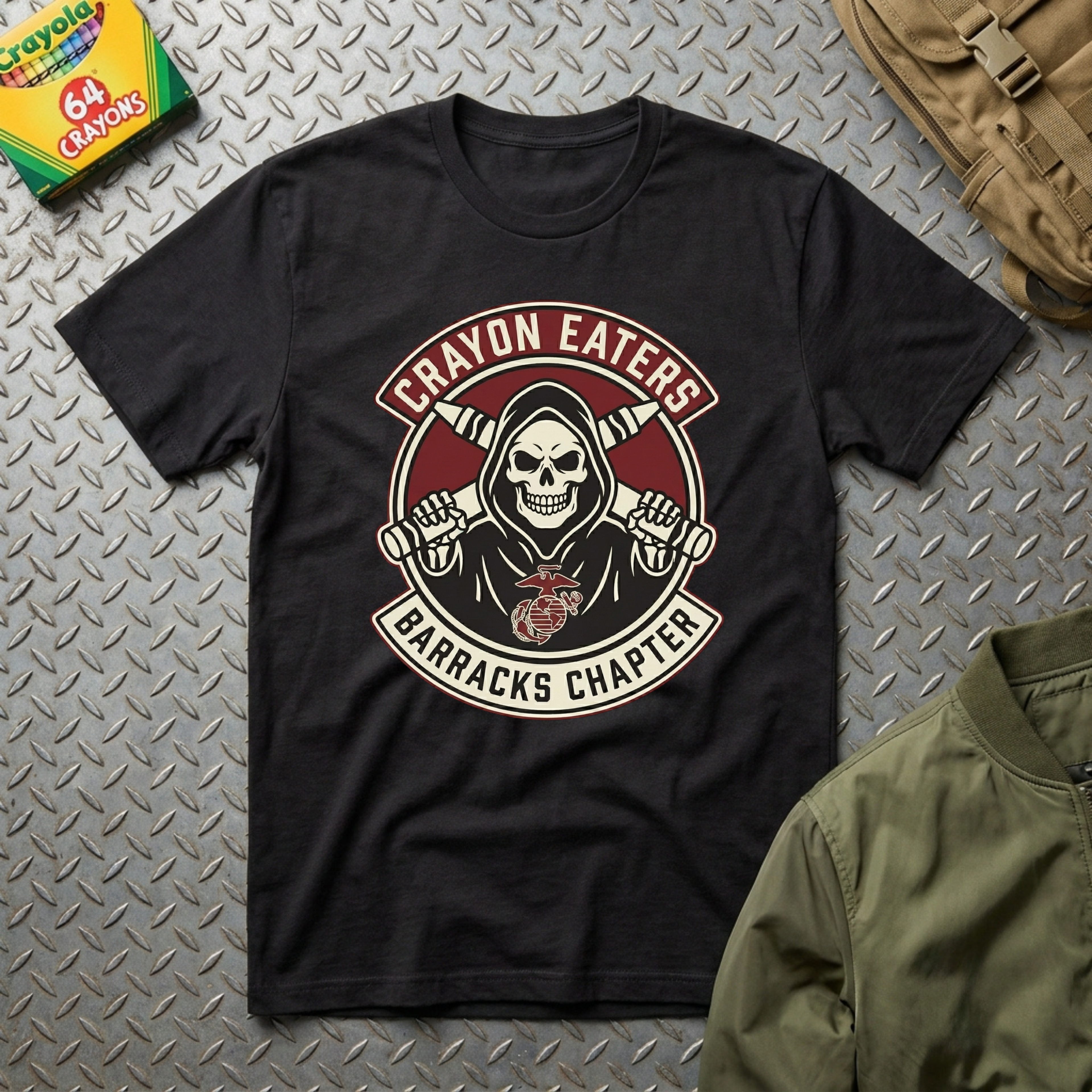 Barracks Chapter Club Insignia - Premium T-Shirt