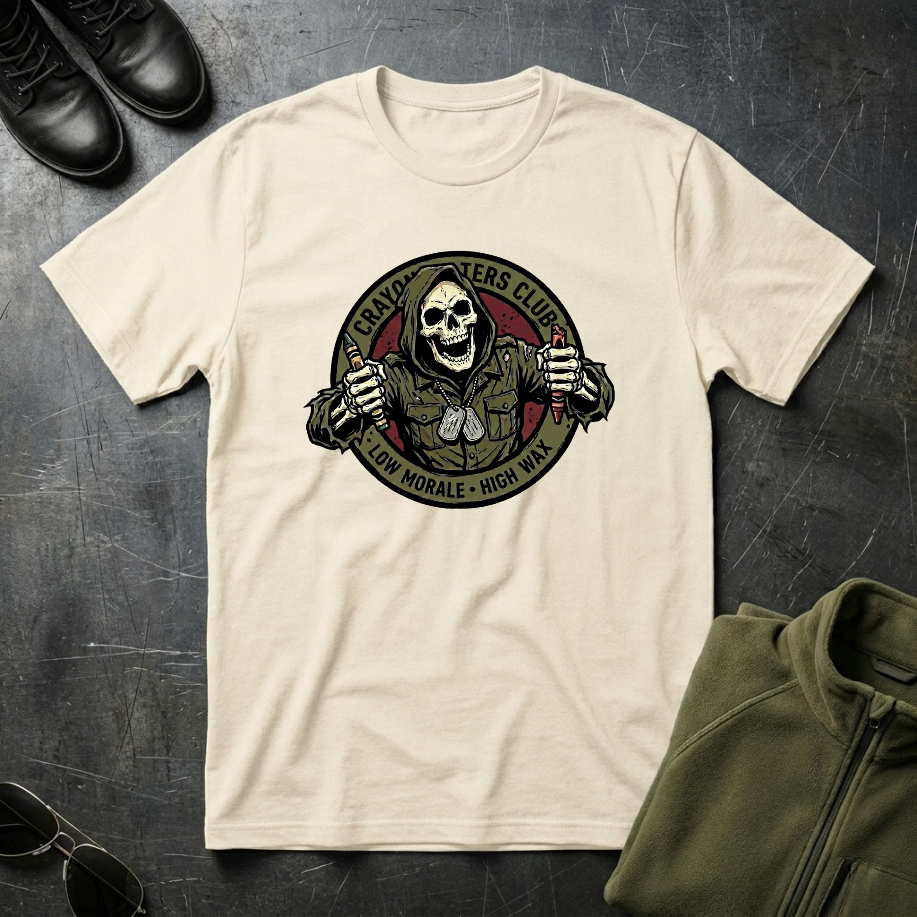 Double Crayoning - Premium T-Shirt