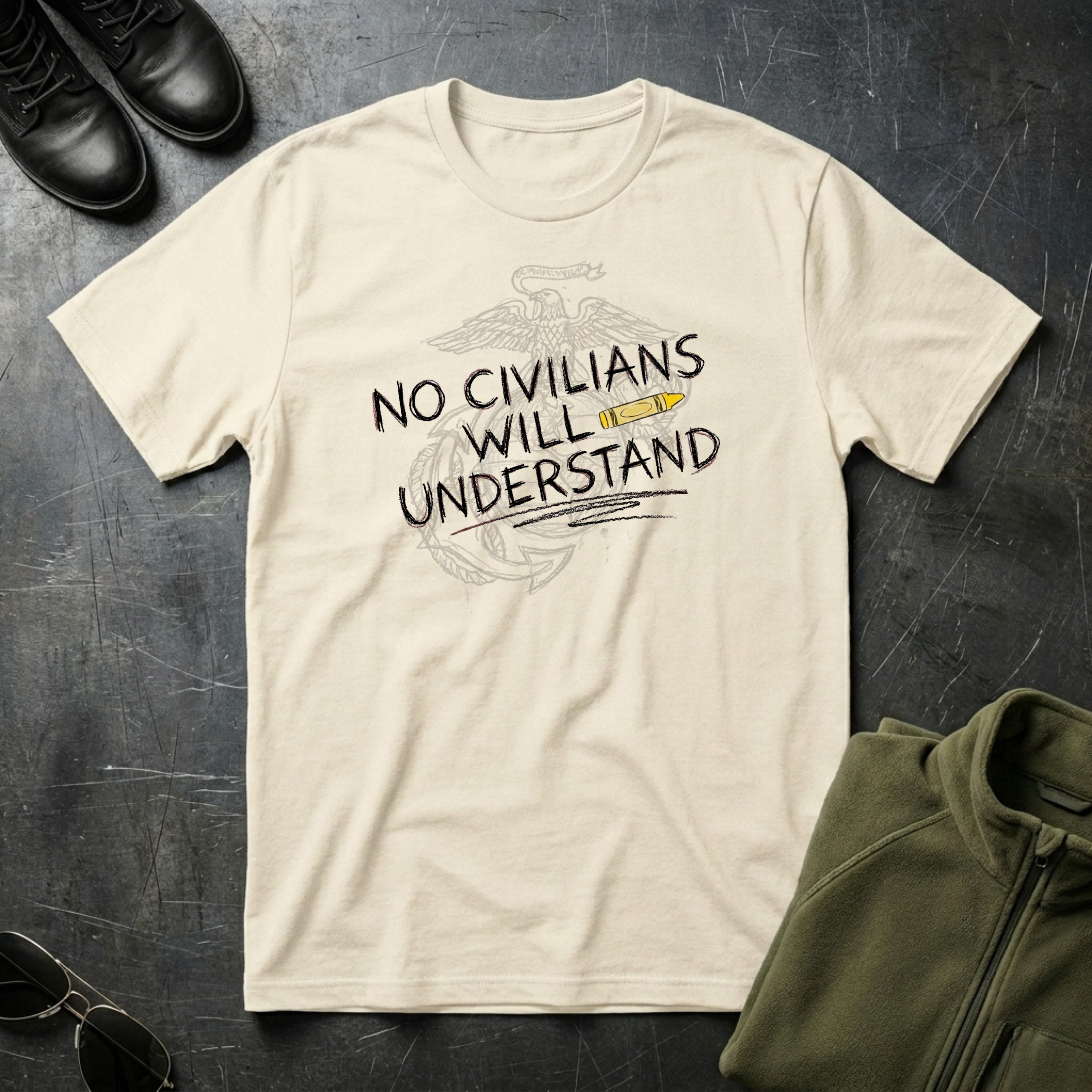 Civies Won't Get It - Premium T-Shirt