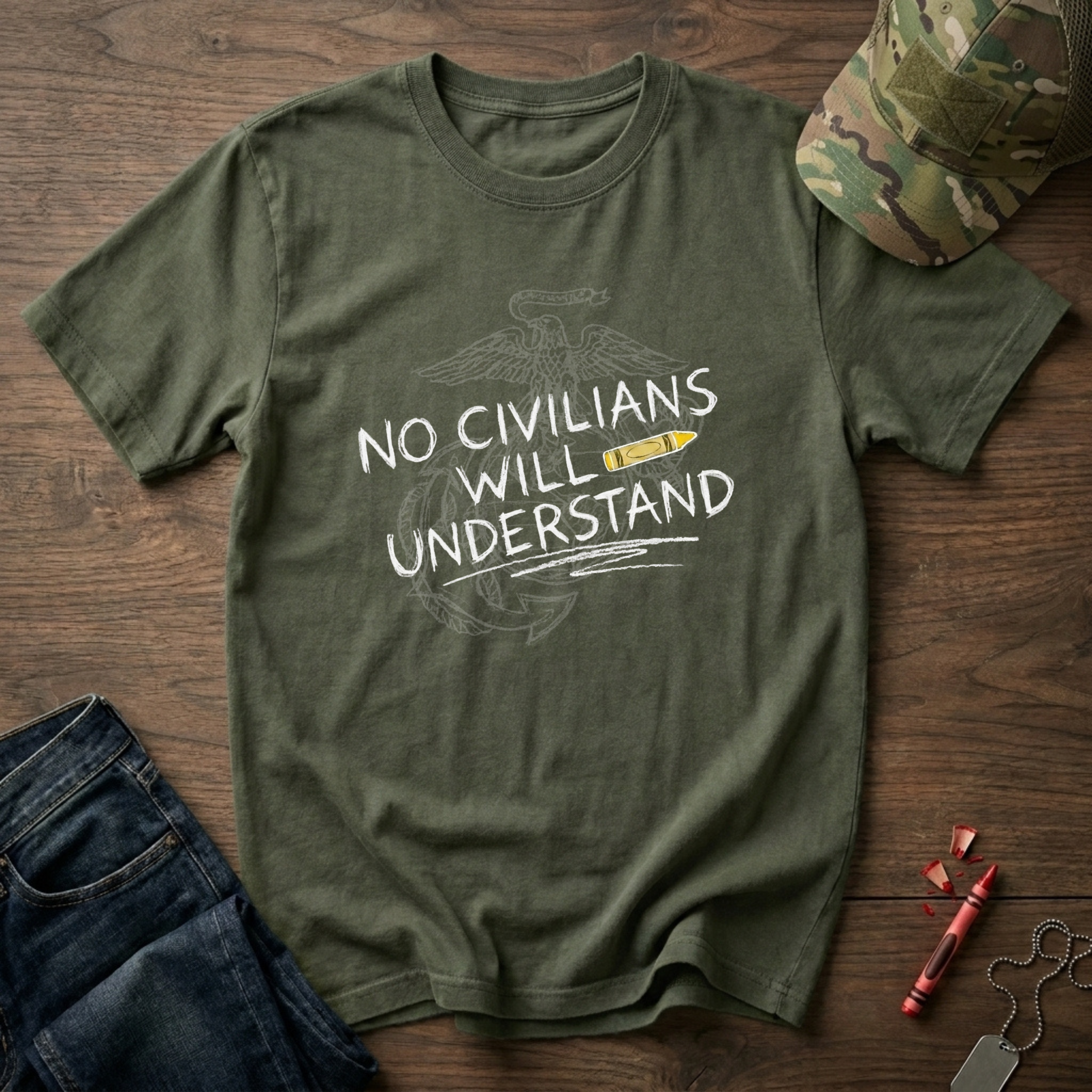 Civies Won't Get It - Premium T-Shirt